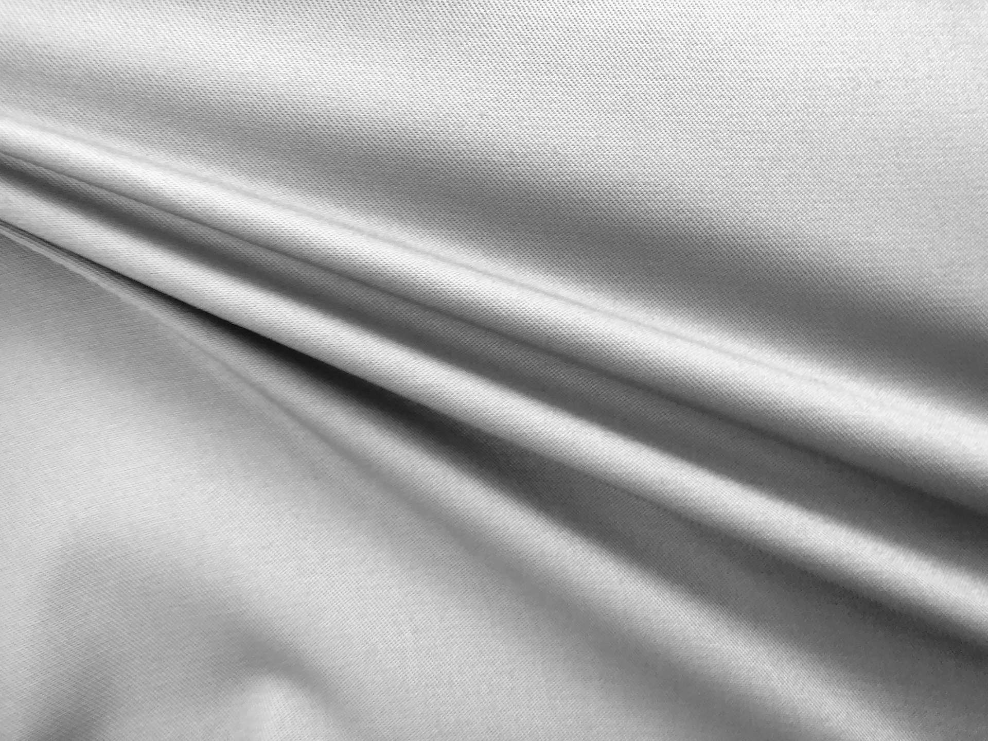 Stretch Cotton Chino Twill in Silver