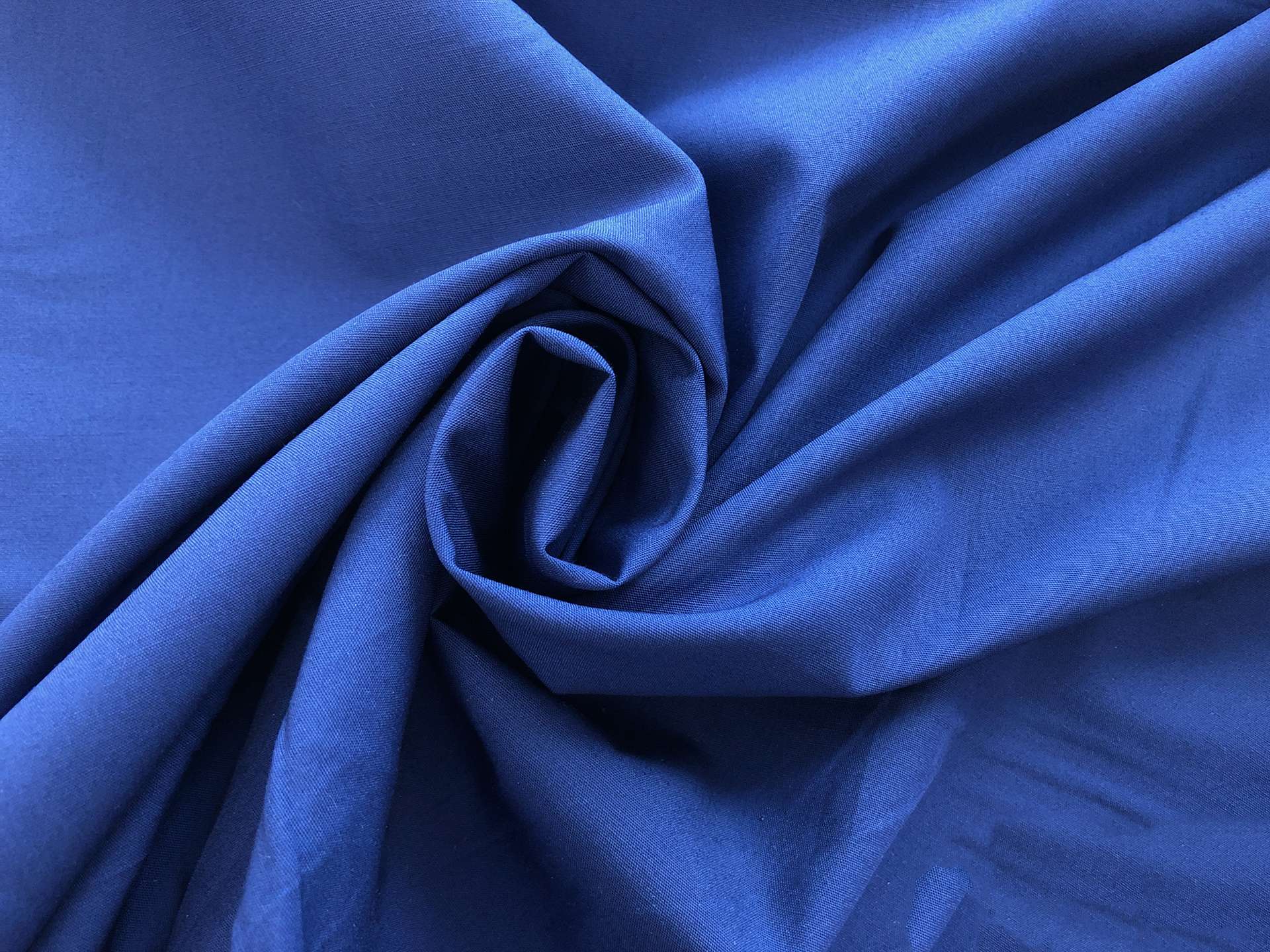 Sustainable Cotton Poplin in Blue