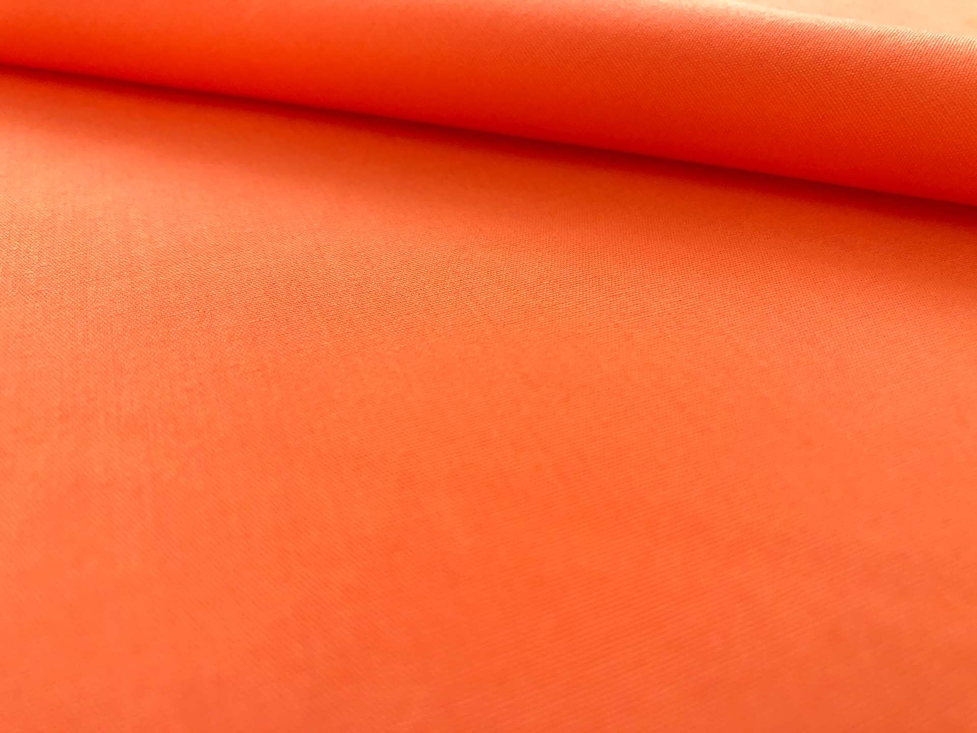 Sustainable Cotton Poplin in Orange