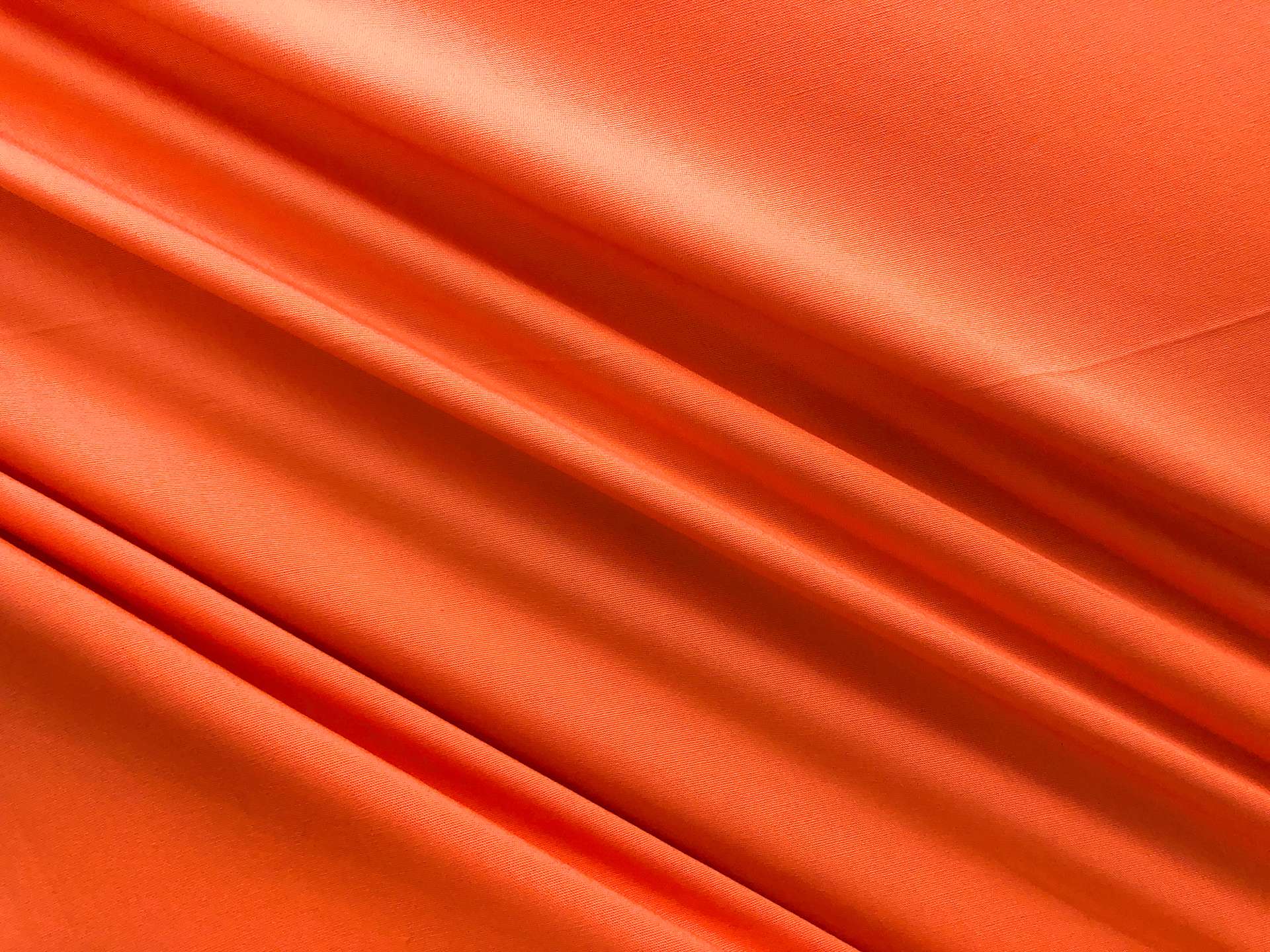 Sustainable Cotton Poplin in Orange