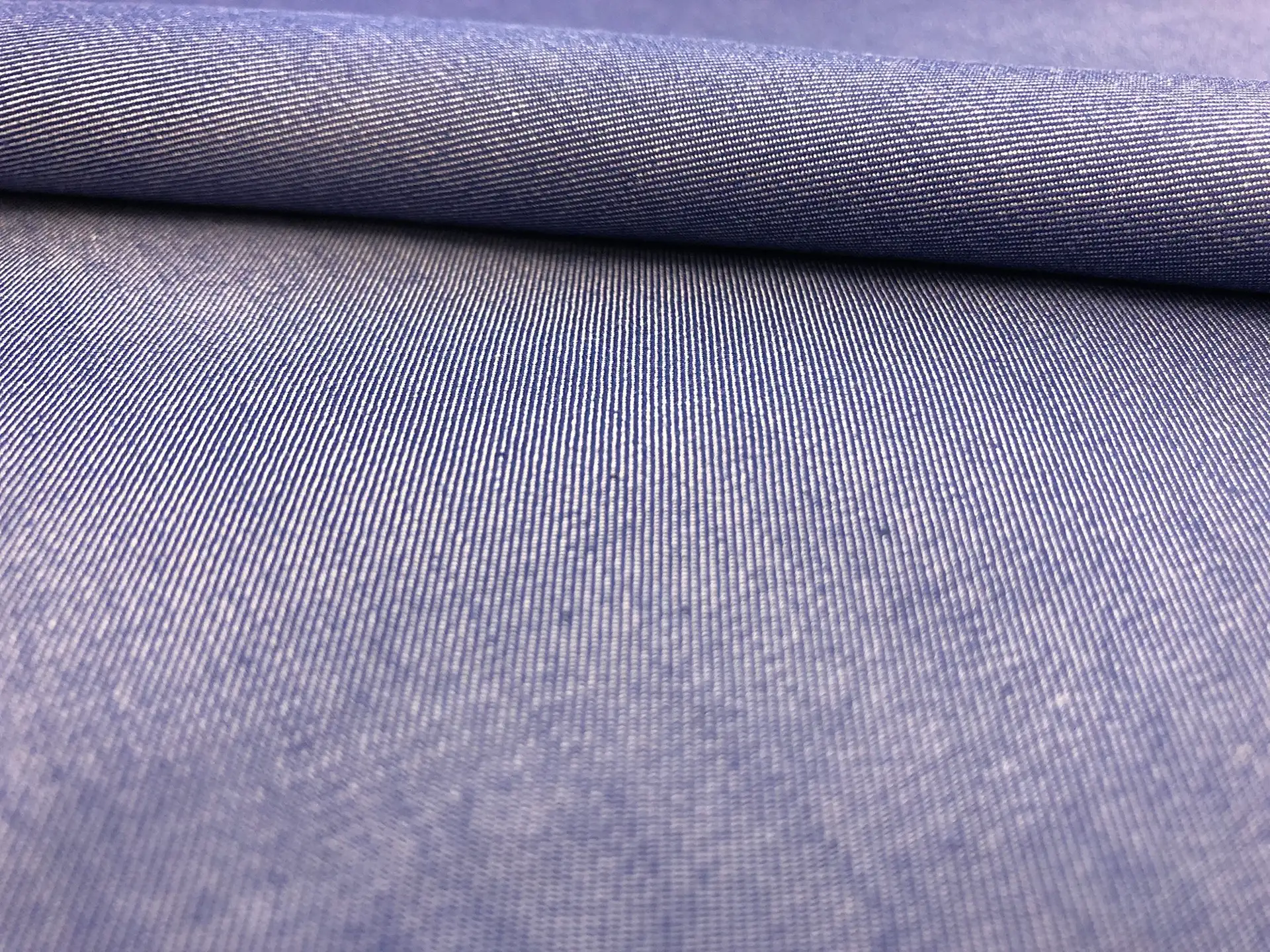 Italian Extra Fine Double Twisted Twill in Bluette