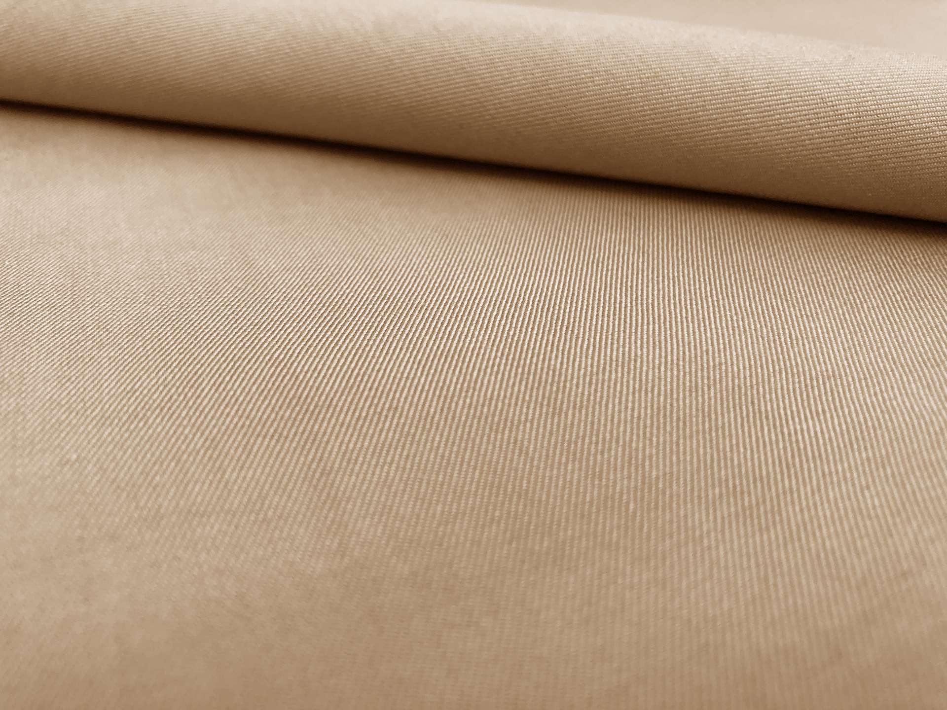 Italian Extra Fine Double Twisted Twill in Khaki