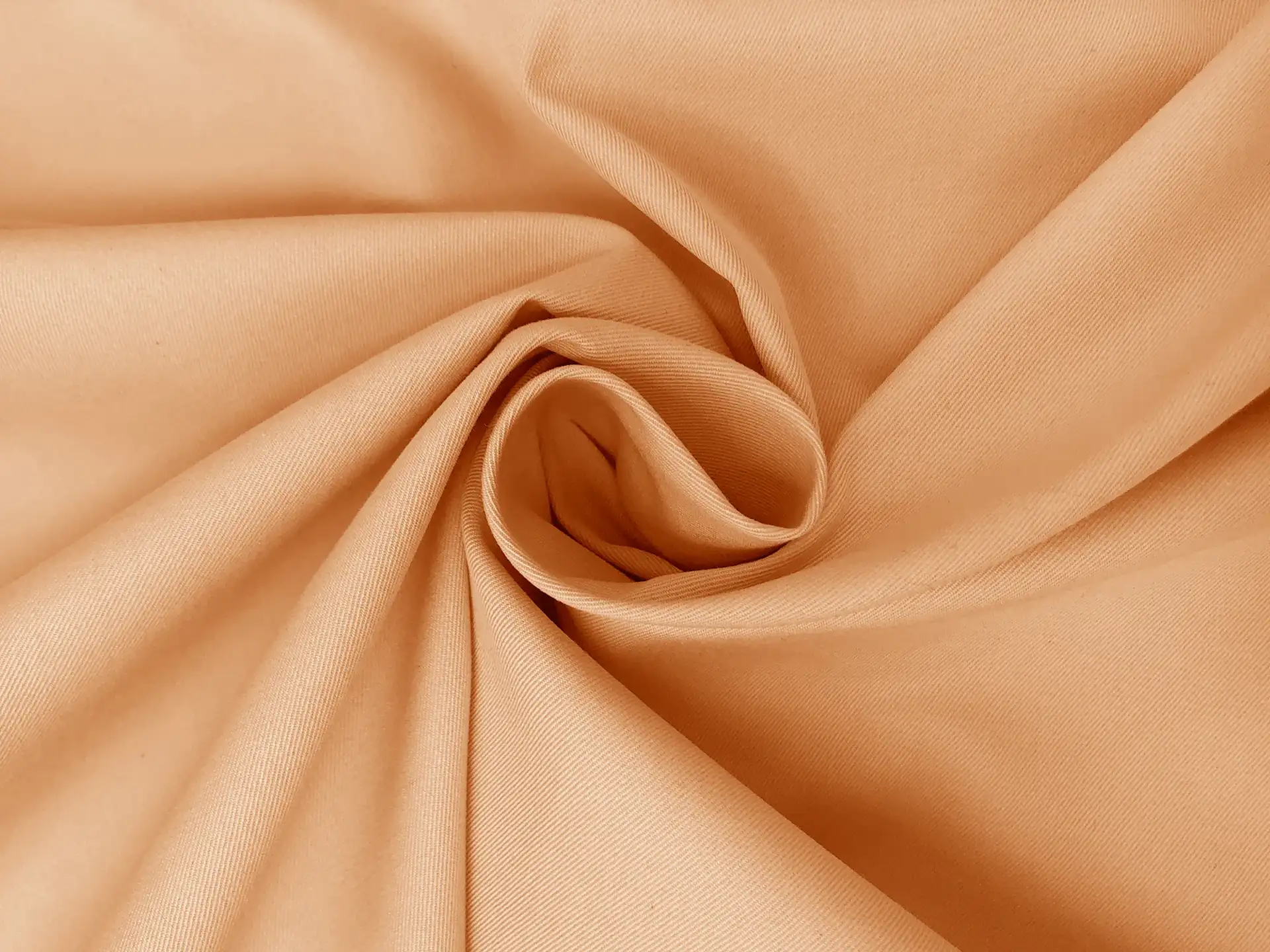 Italian Extra Fine Double Twisted Twill in Apricot