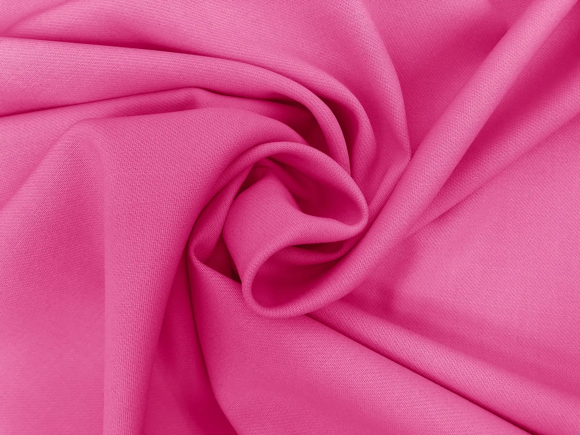 Italian Wool Satin Faille in Hot Pink