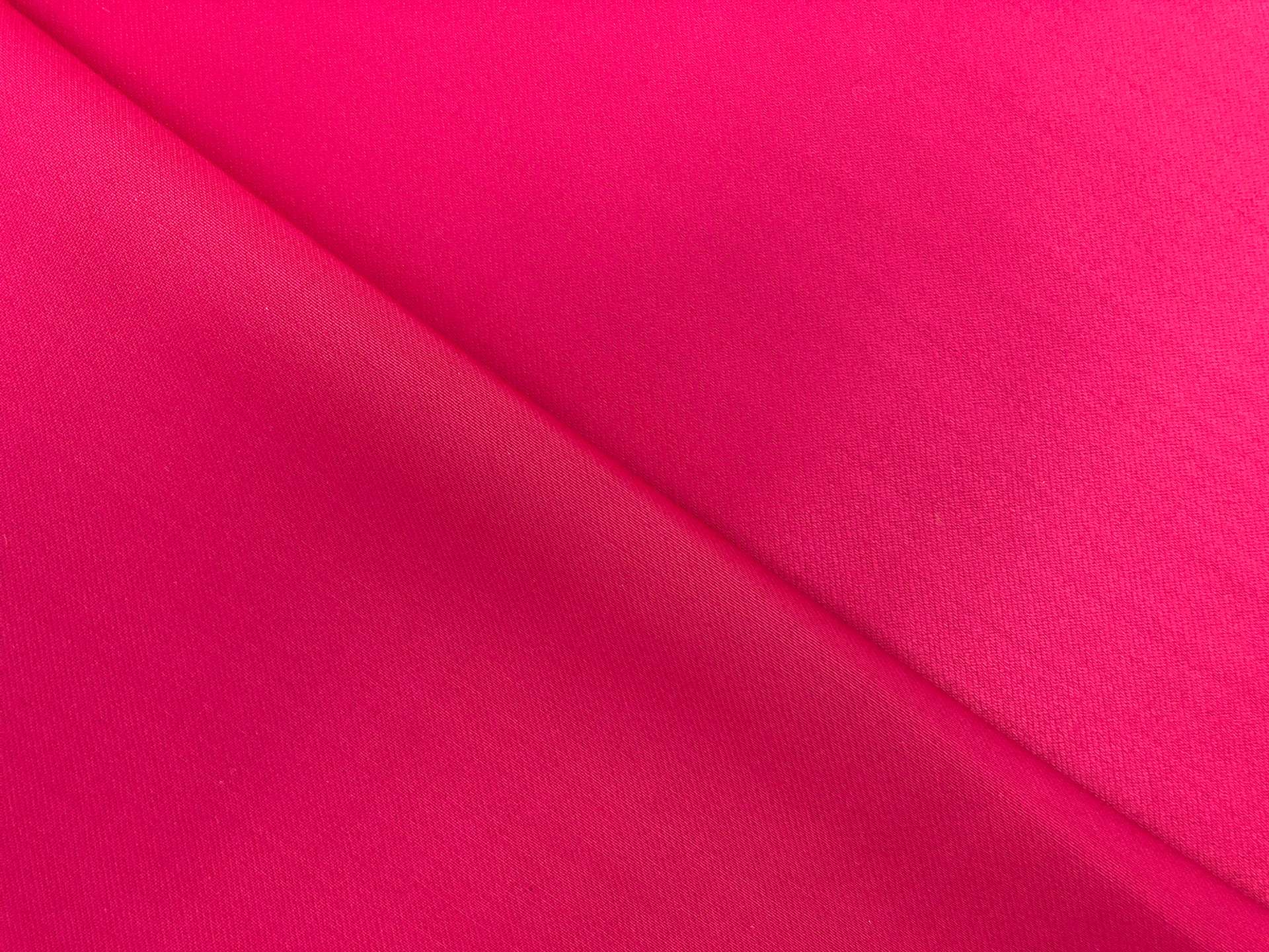 Italian Wool Satin Faille in Magenta Pink