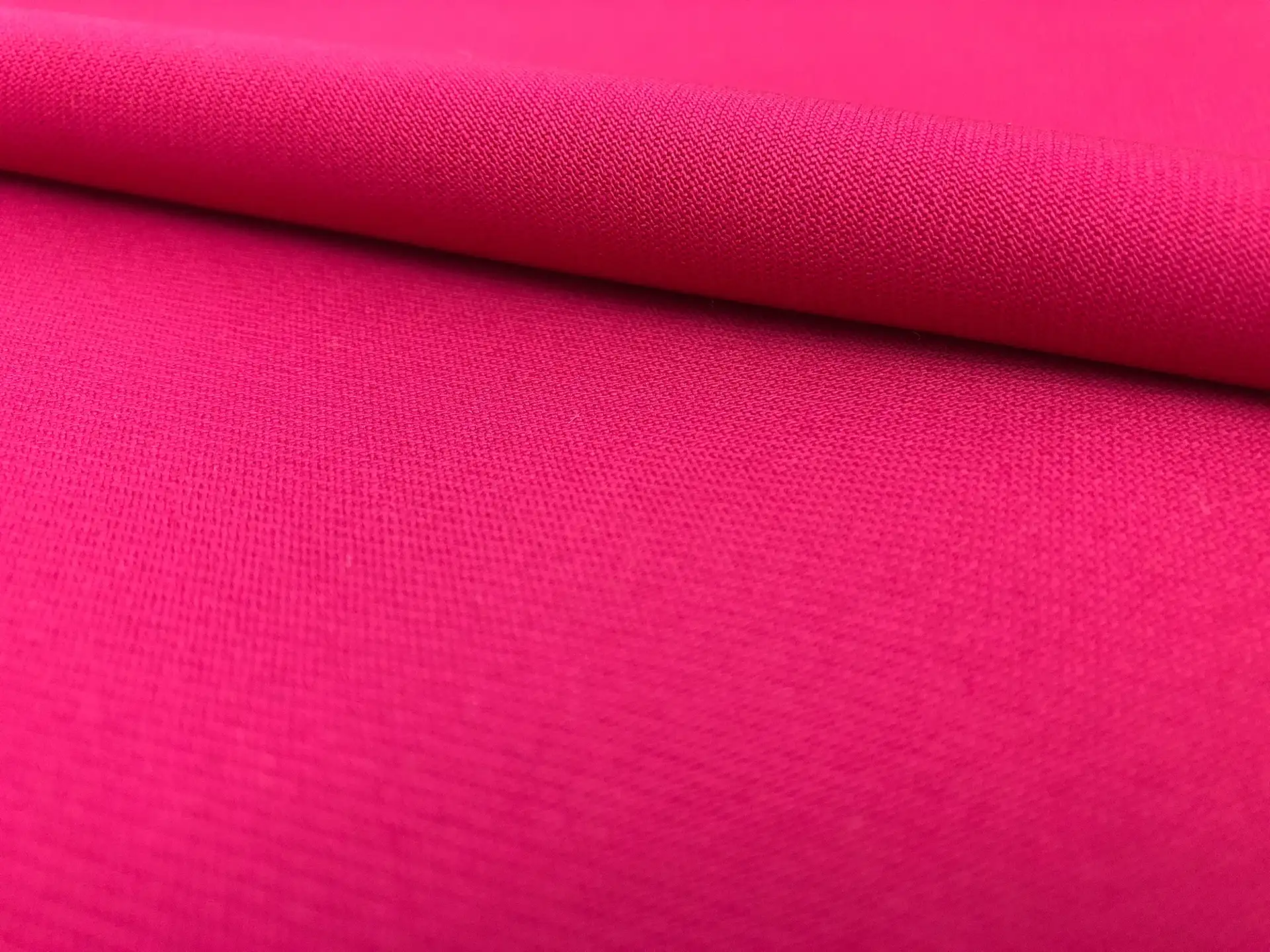 Italian Wool Satin Faille in Magenta Pink