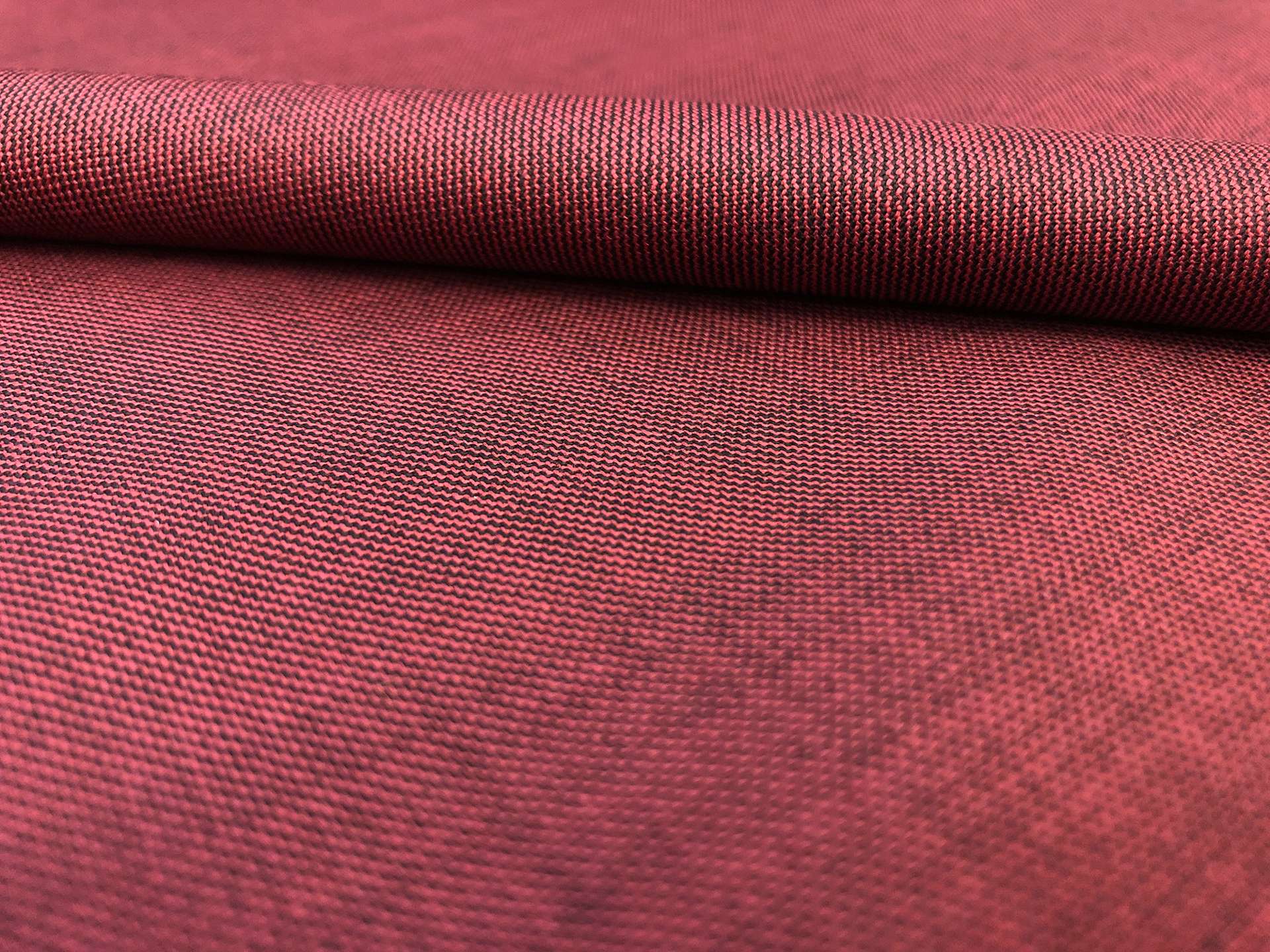 Italian Two Toned Wool Suiting in Bordeaux