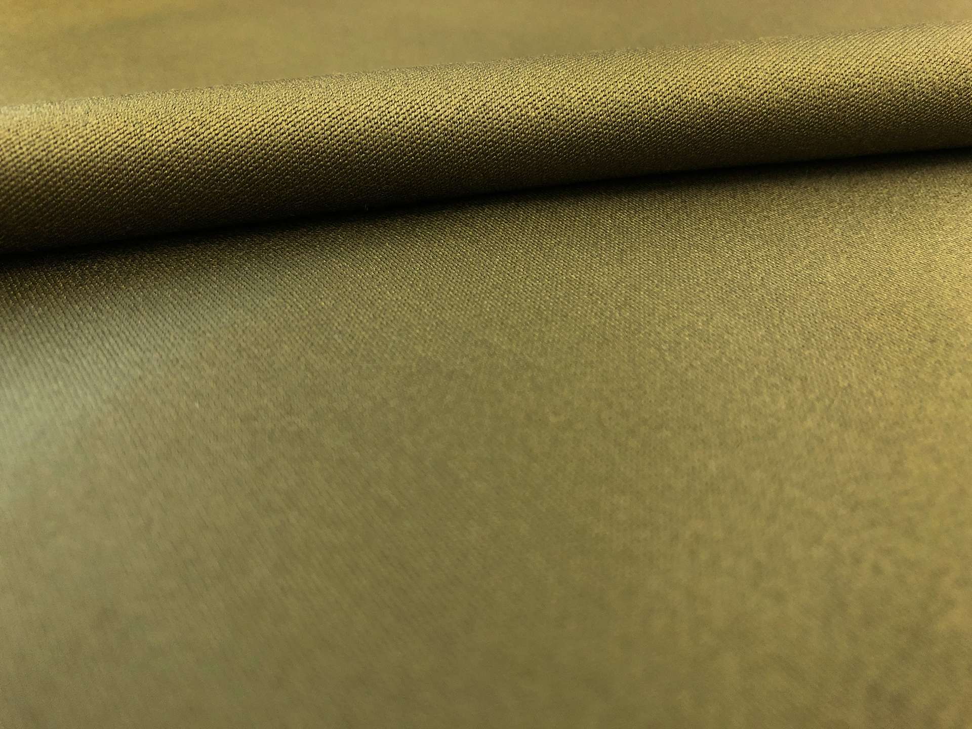 Wool & Cashmere Satin Suiting in Olive