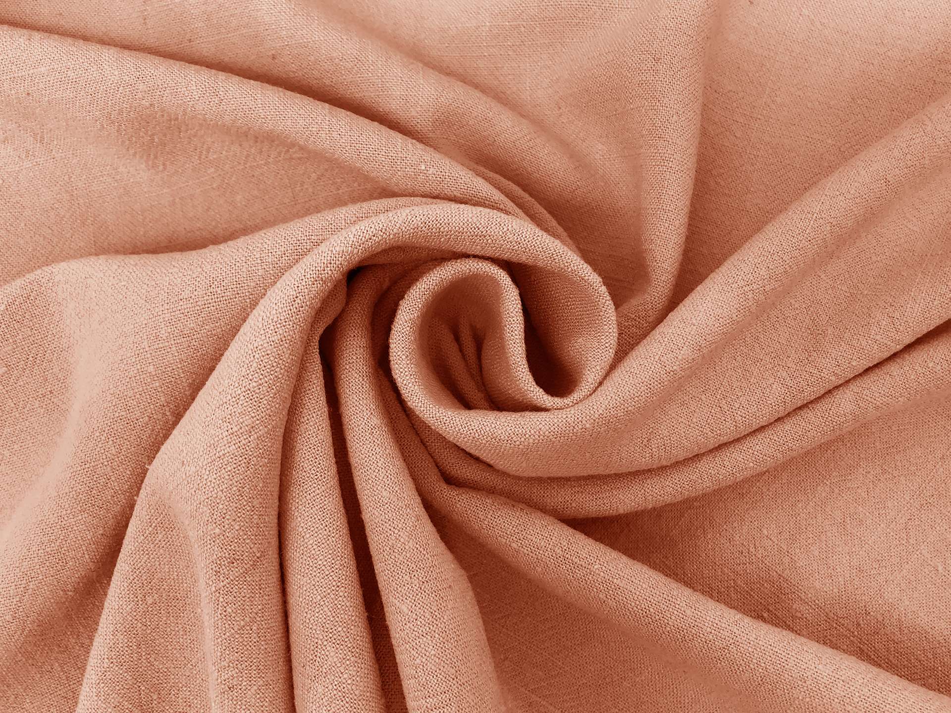 Sustainable Viscose Linen Blend Noil in Blush