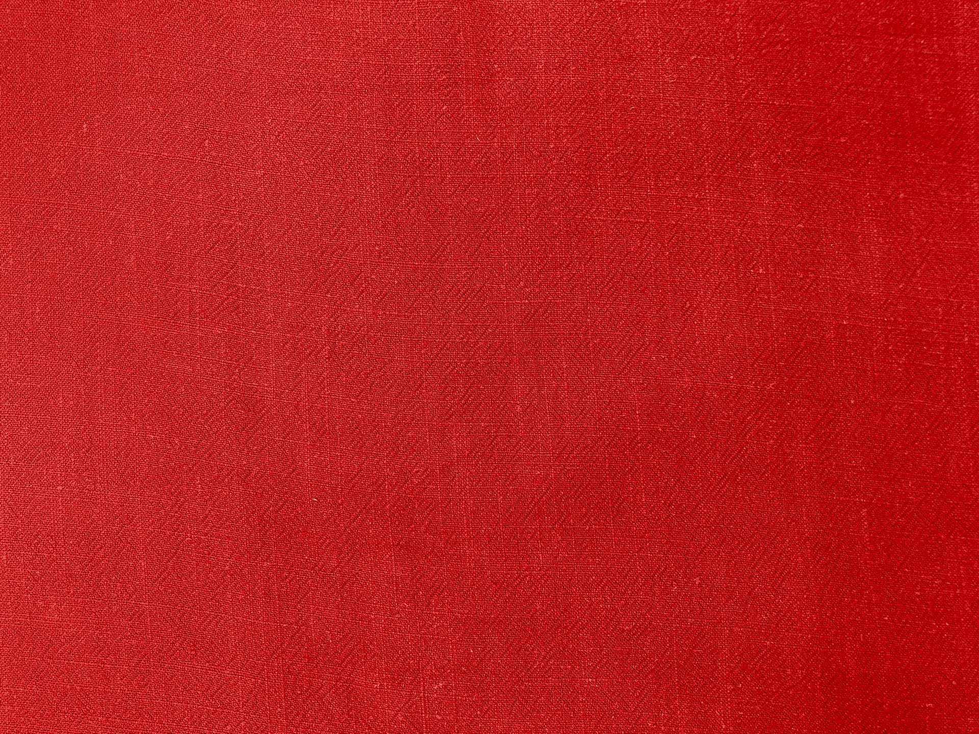 Sustainable Viscose Linen Blend Noil in Red