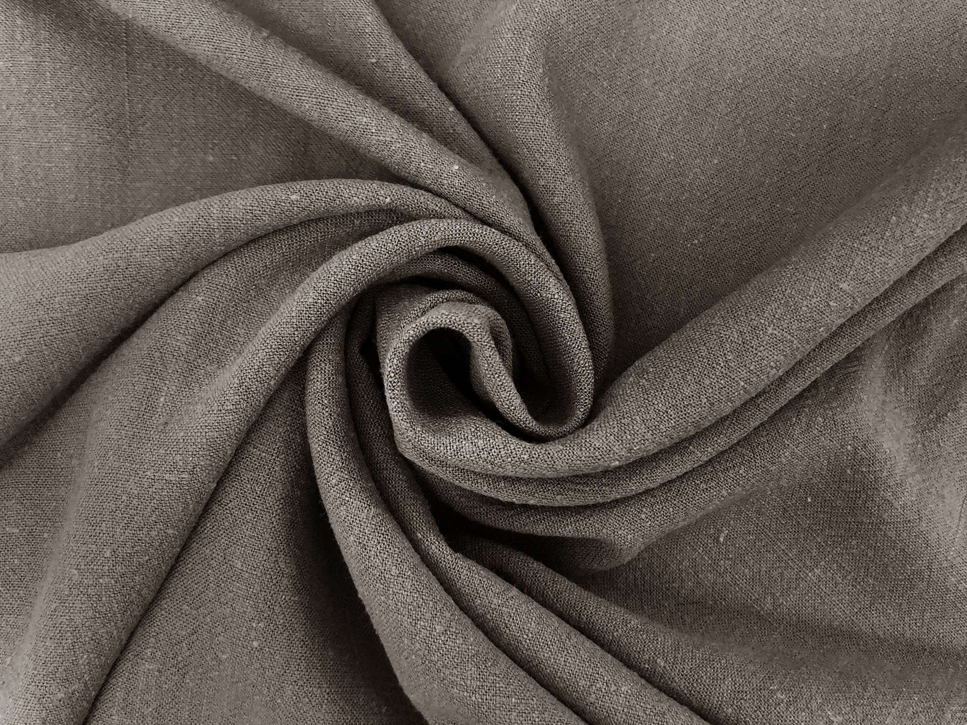 Sustainable Viscose Linen Blend Noil in Steel