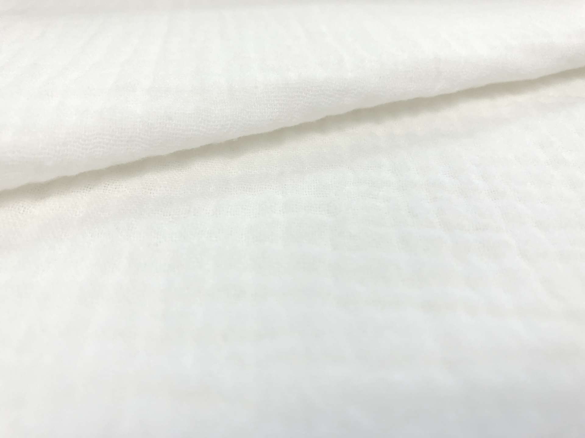 Cotton Double Gauze in Optic White