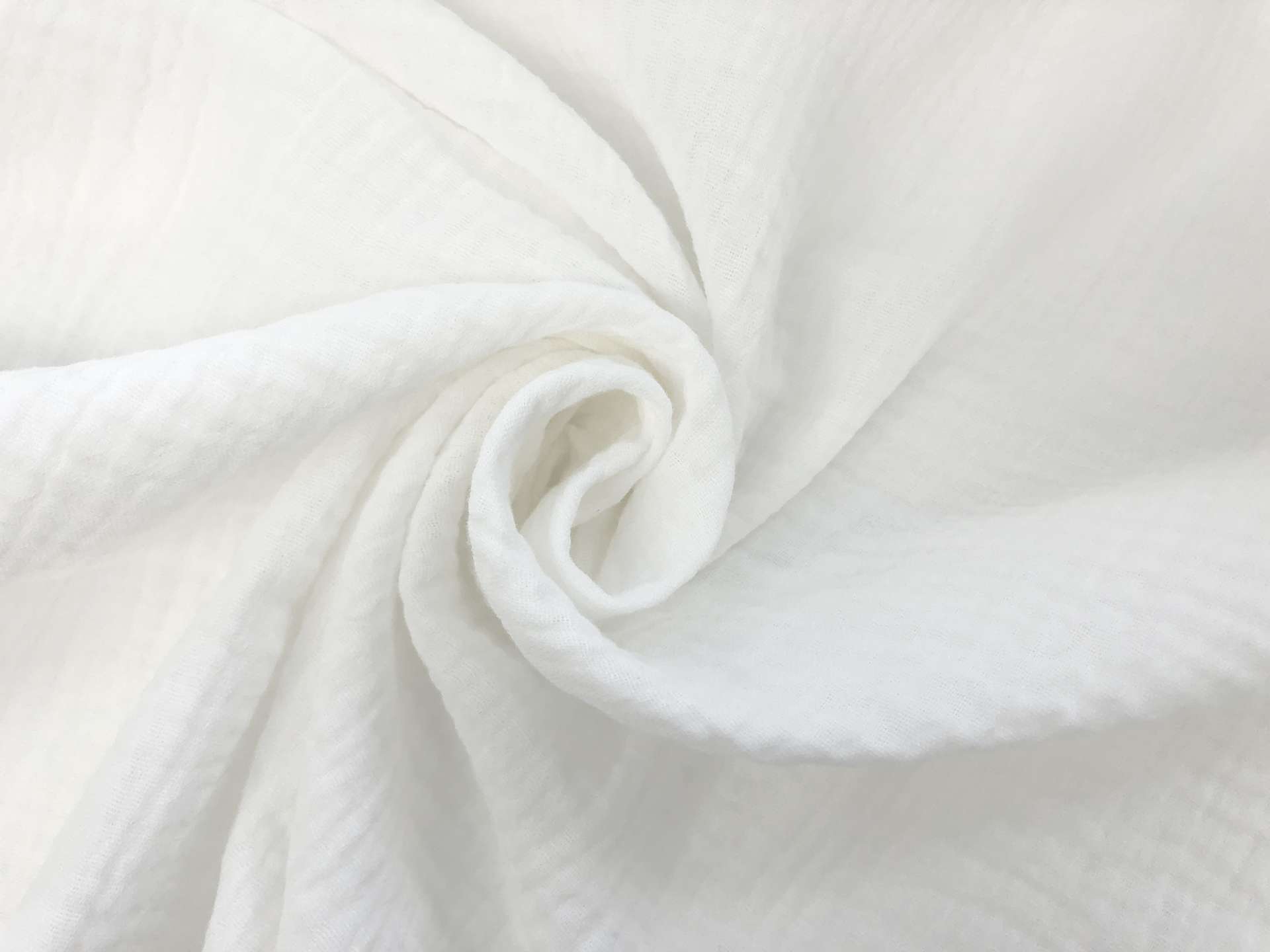 Cotton Double Gauze in Optic White