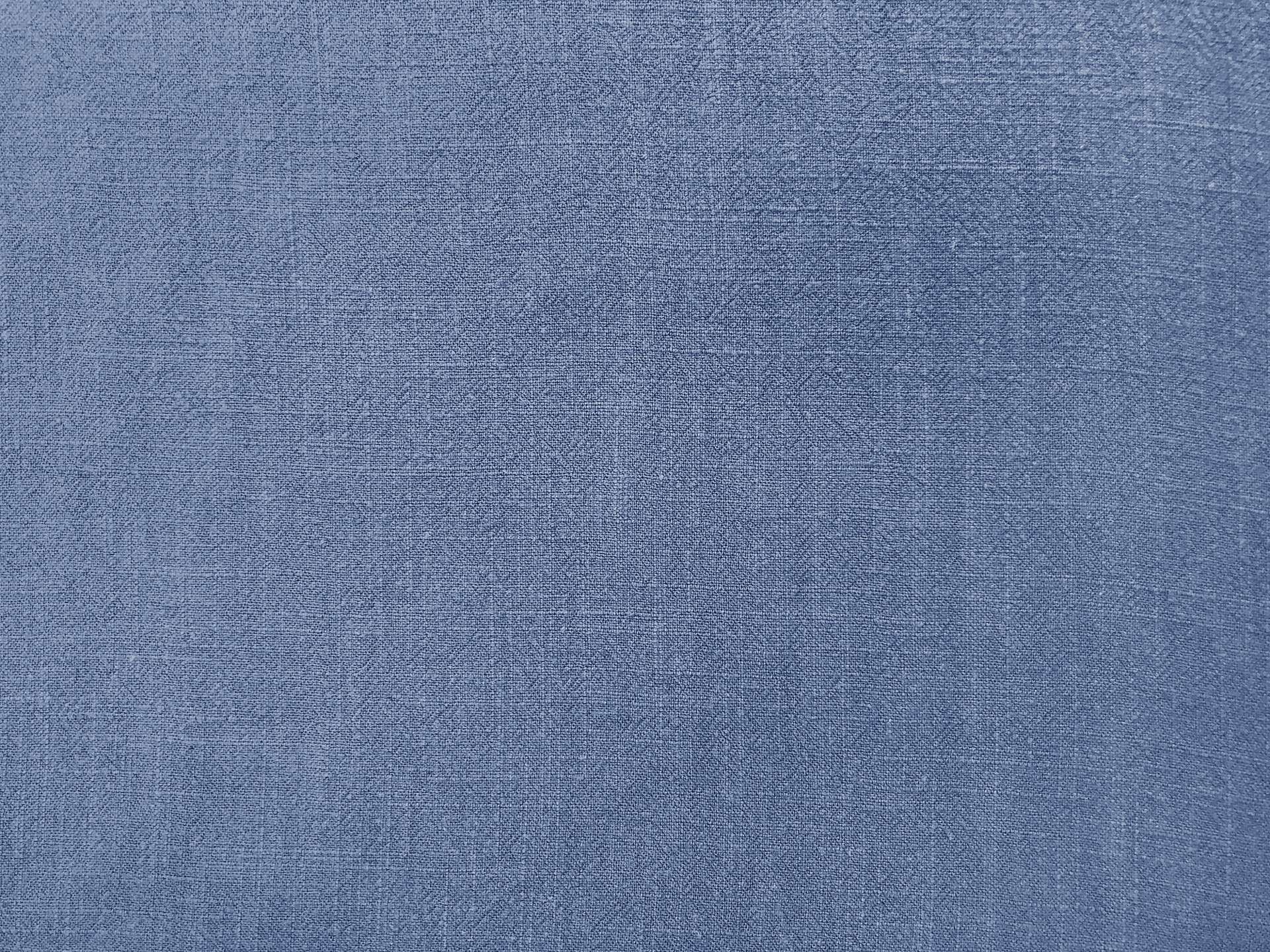 Sustainable Viscose Linen Blend Noil in Denim Blue