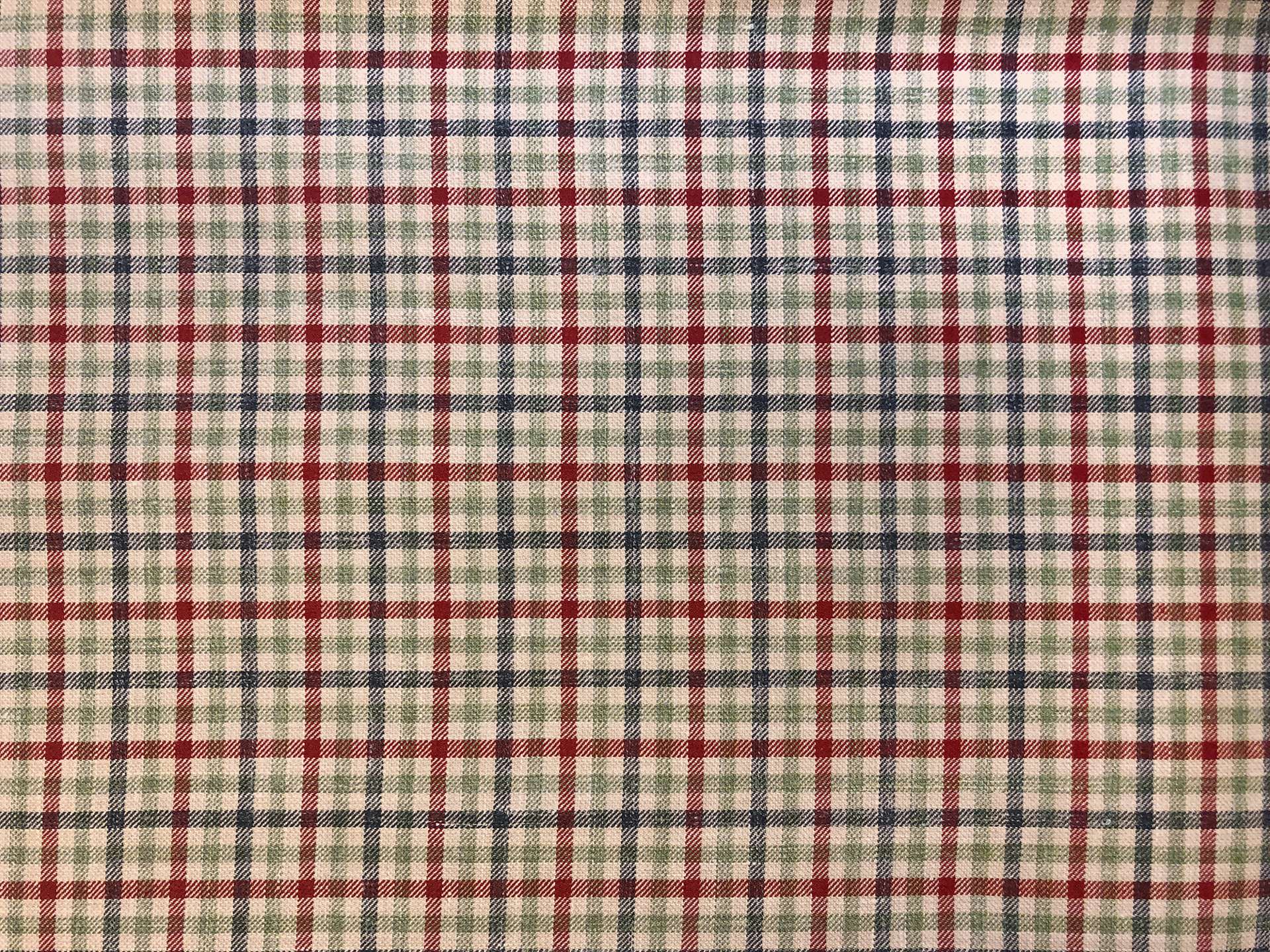 Linen, Wool & Silk Summer Plaid Suiting