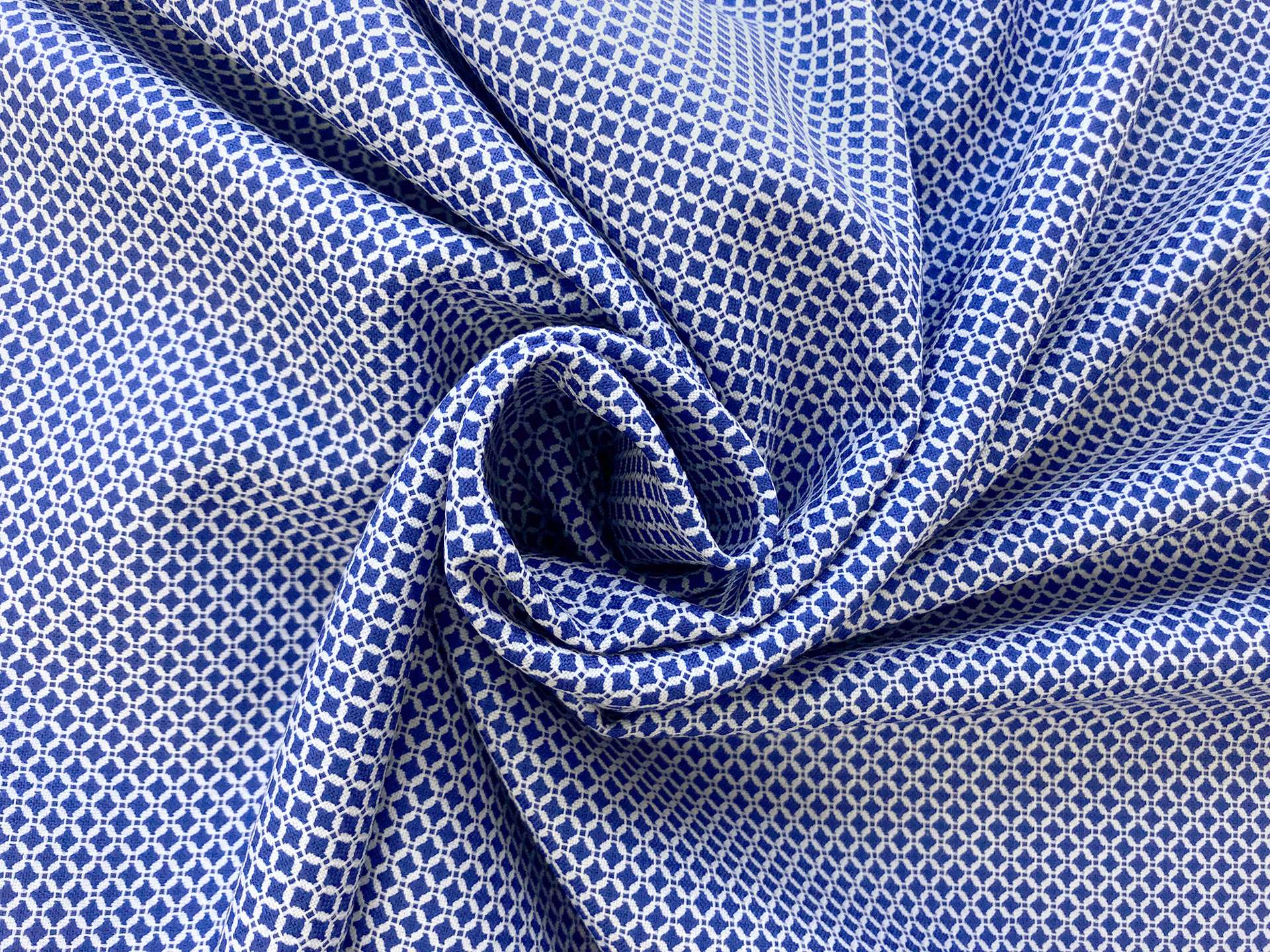 Italian Wool Novelty Dobby Suiting in Blueberry