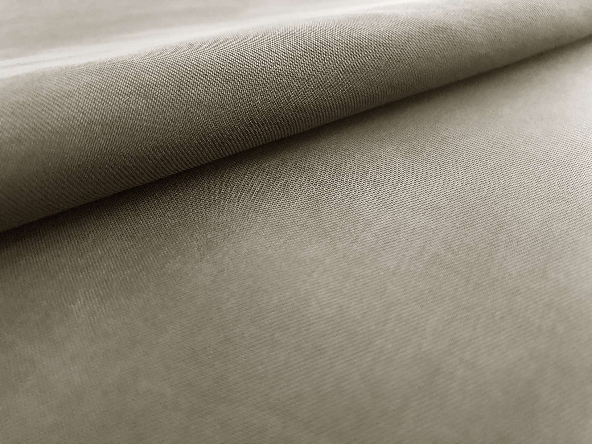 Cupro and Viscose Blend Soft Twill in Olive