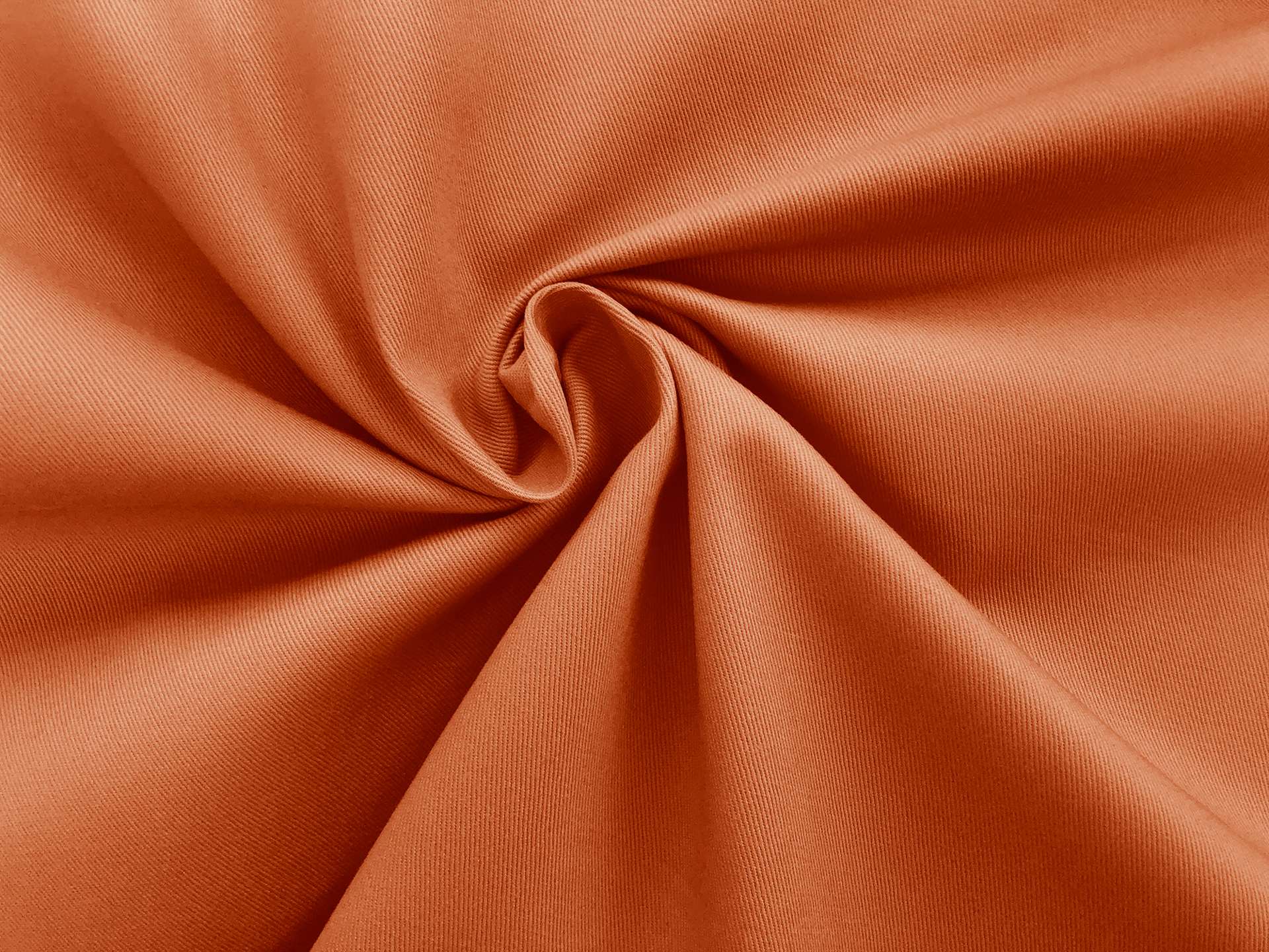 Cotton Chino Twill in Pumpkin