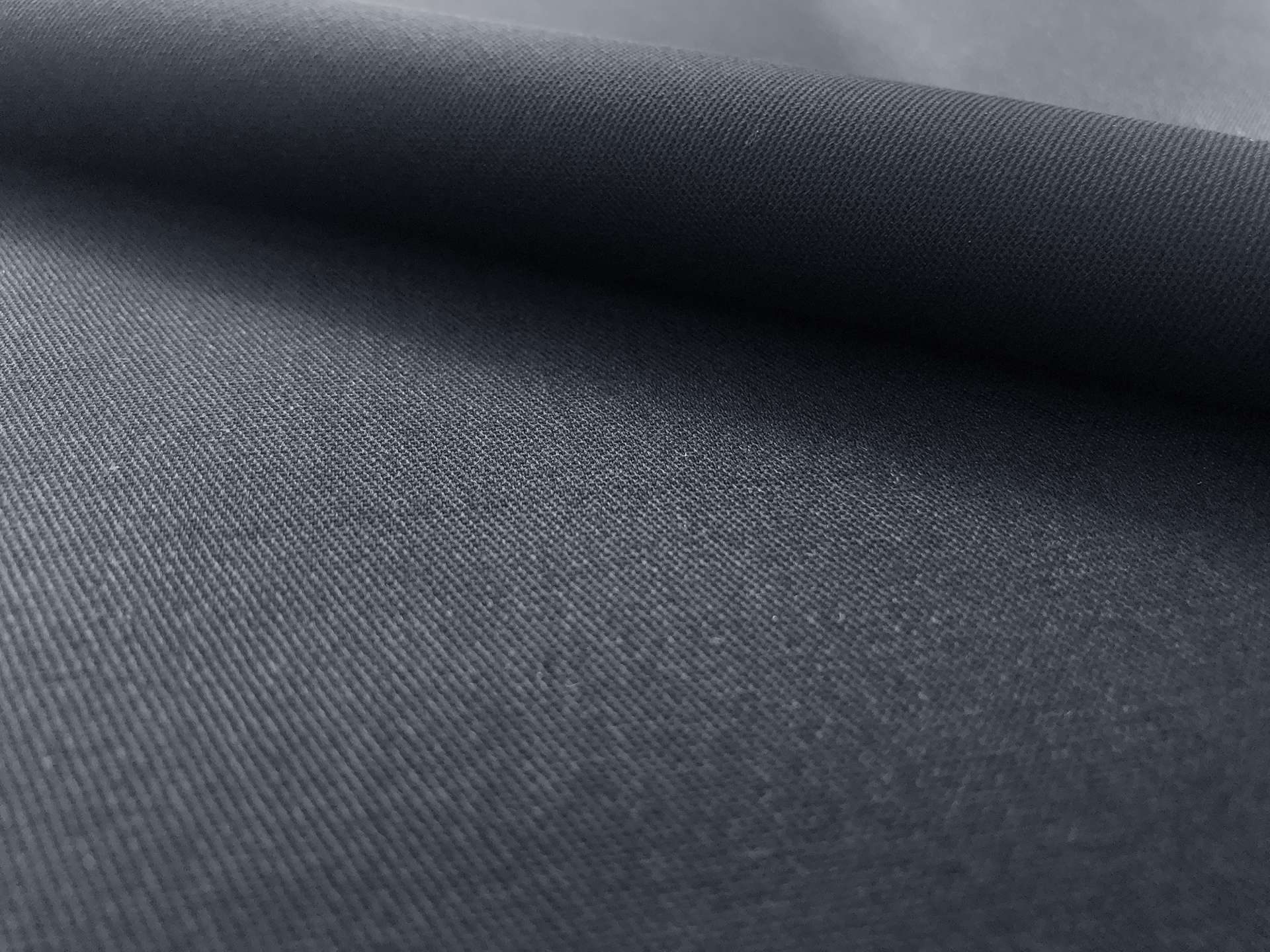 Polyester & Cotton Blend Twill in Midnight