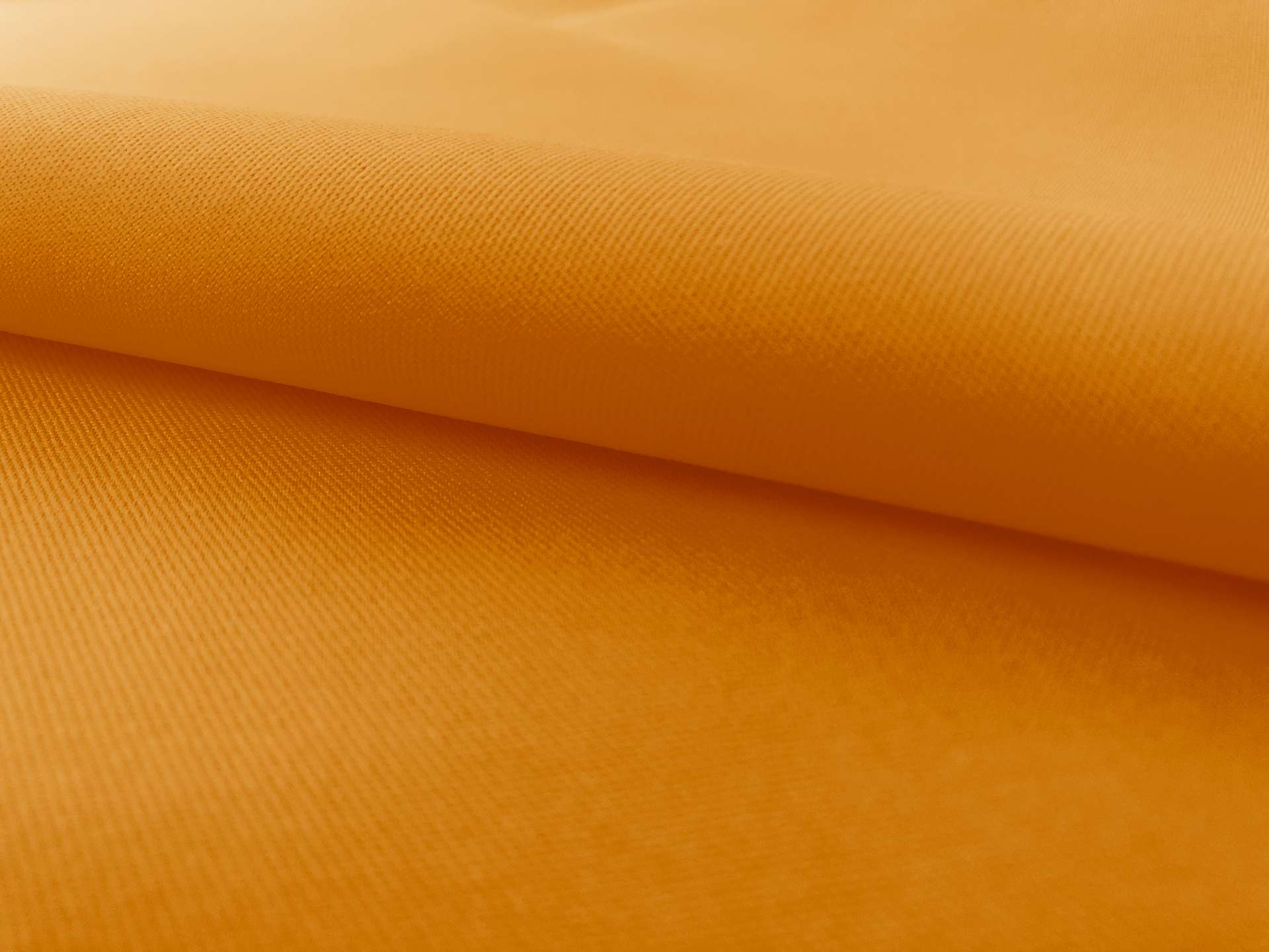 Polyester & Cotton Blend Twill in Buttercup