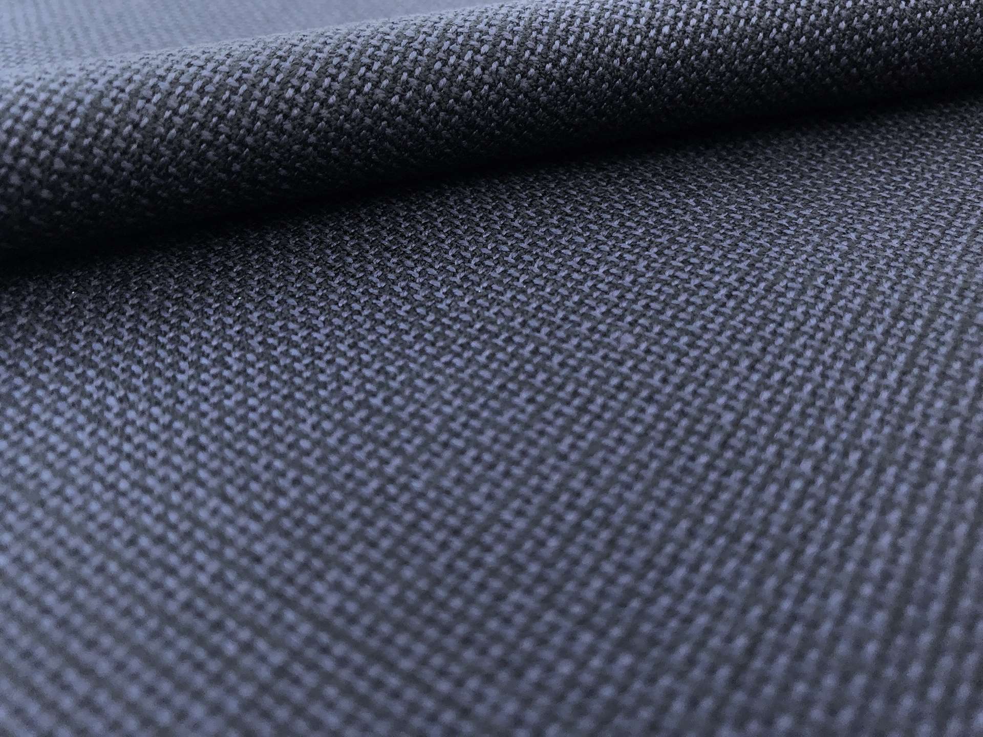 Super 120s Wool Hopsack in Blue Scuro
