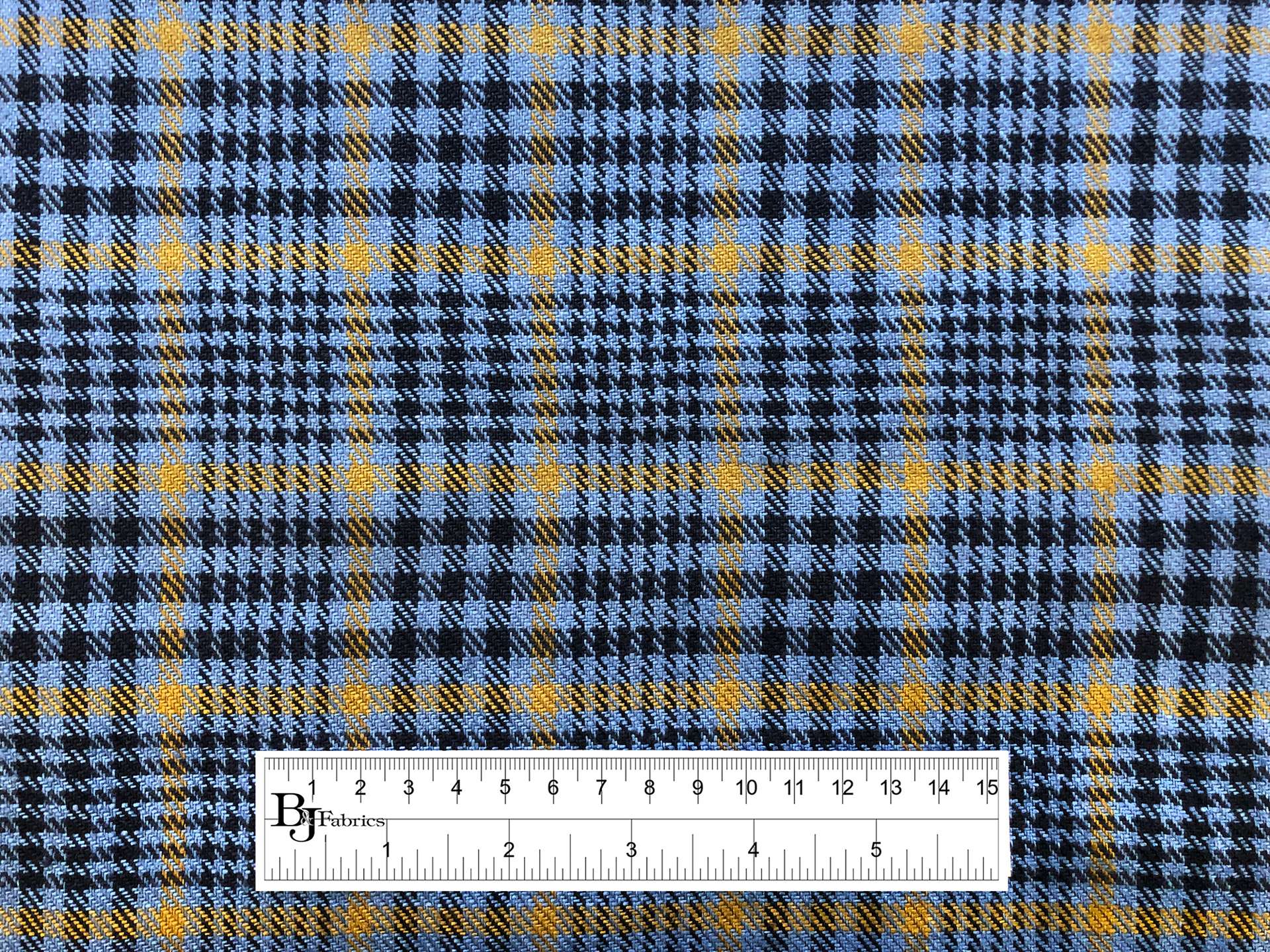 Washed Linen Houndstooth Plaid 