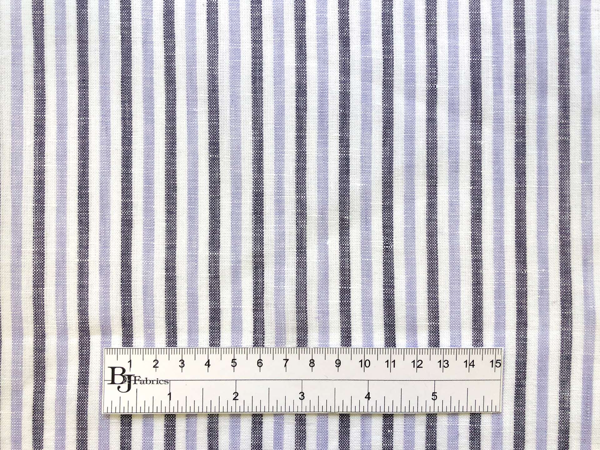 Sanforized Linen Stripe in Lavender