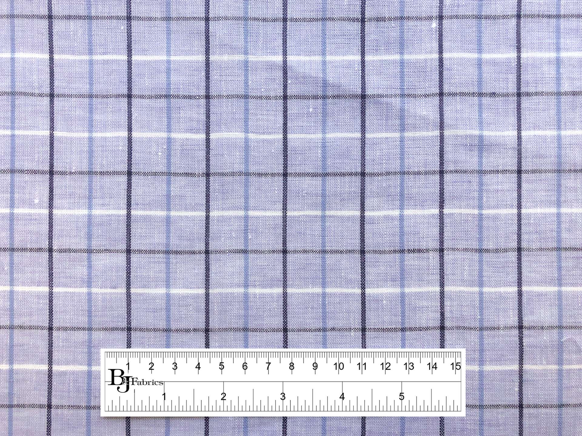 Sanforized Linen Plaid in Lavender