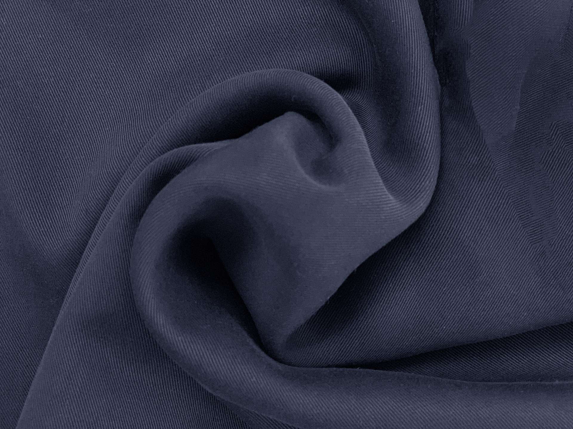 Sustainable Lyocell Twill in Navy