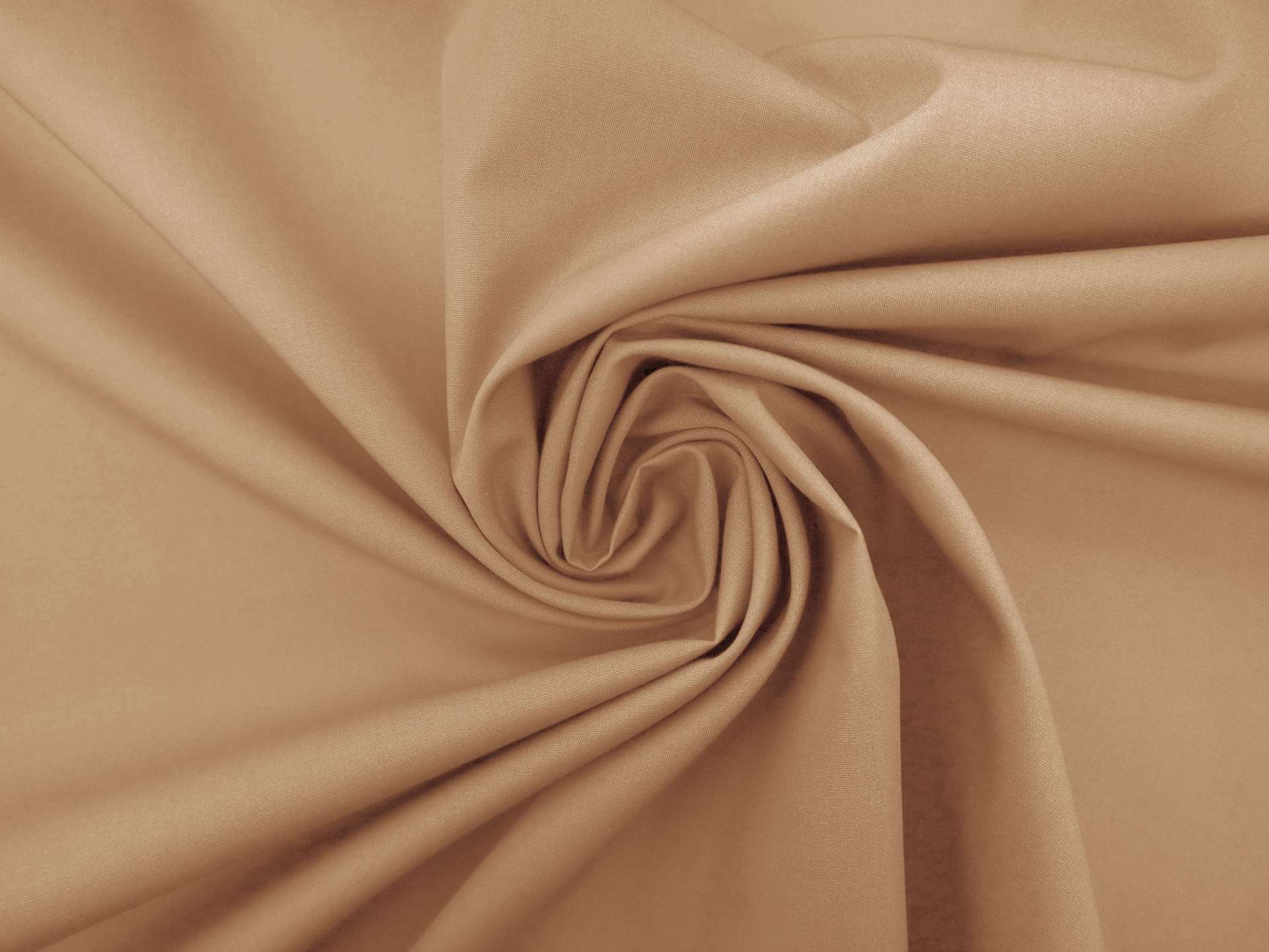 Poly Cotton Broadcloth in Khaki