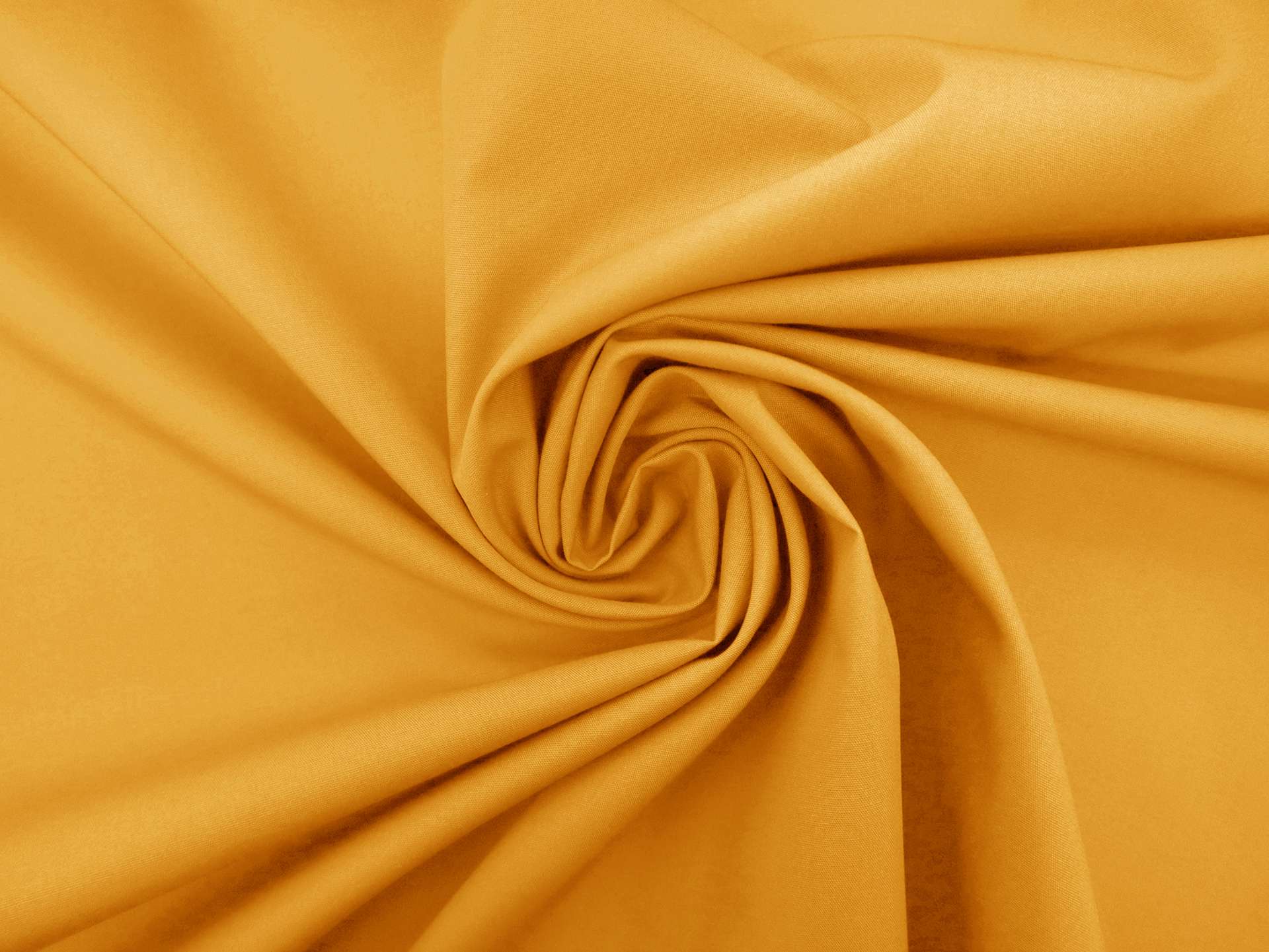 Poly Cotton Broadcloth in Gold Glow