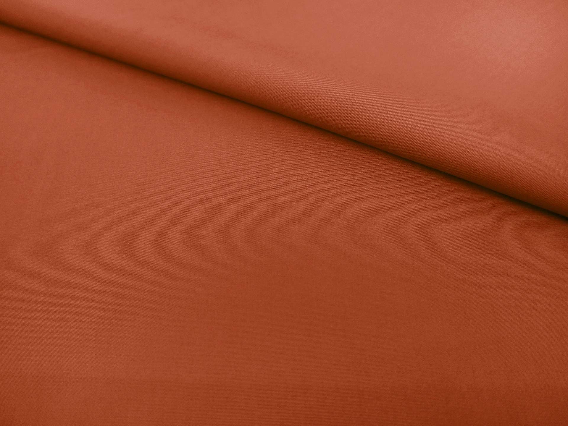 Poly Cotton Blend Broadcloth in Rust