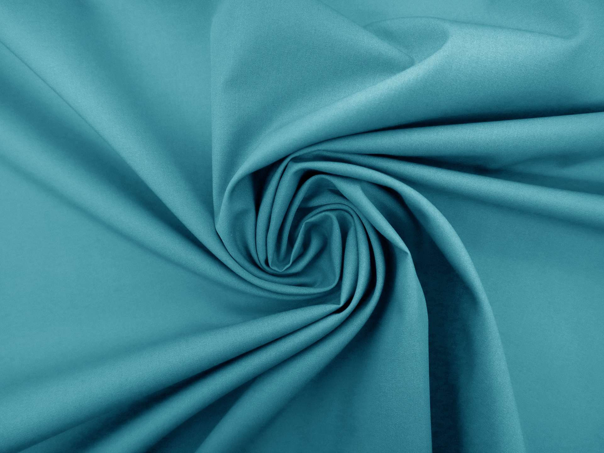Poly Cotton Broadcloth in Peacock Green