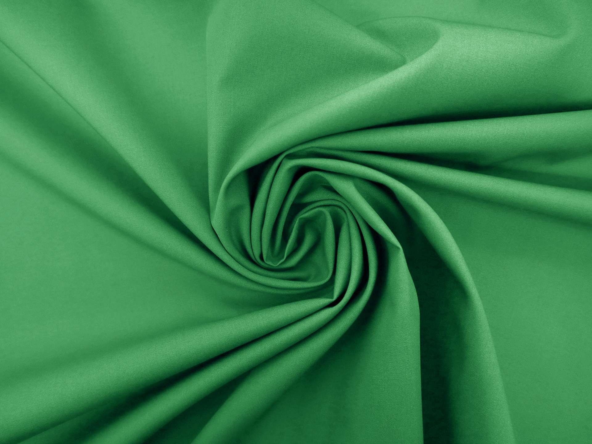 Poly Cotton Broadcloth in Kelly Green