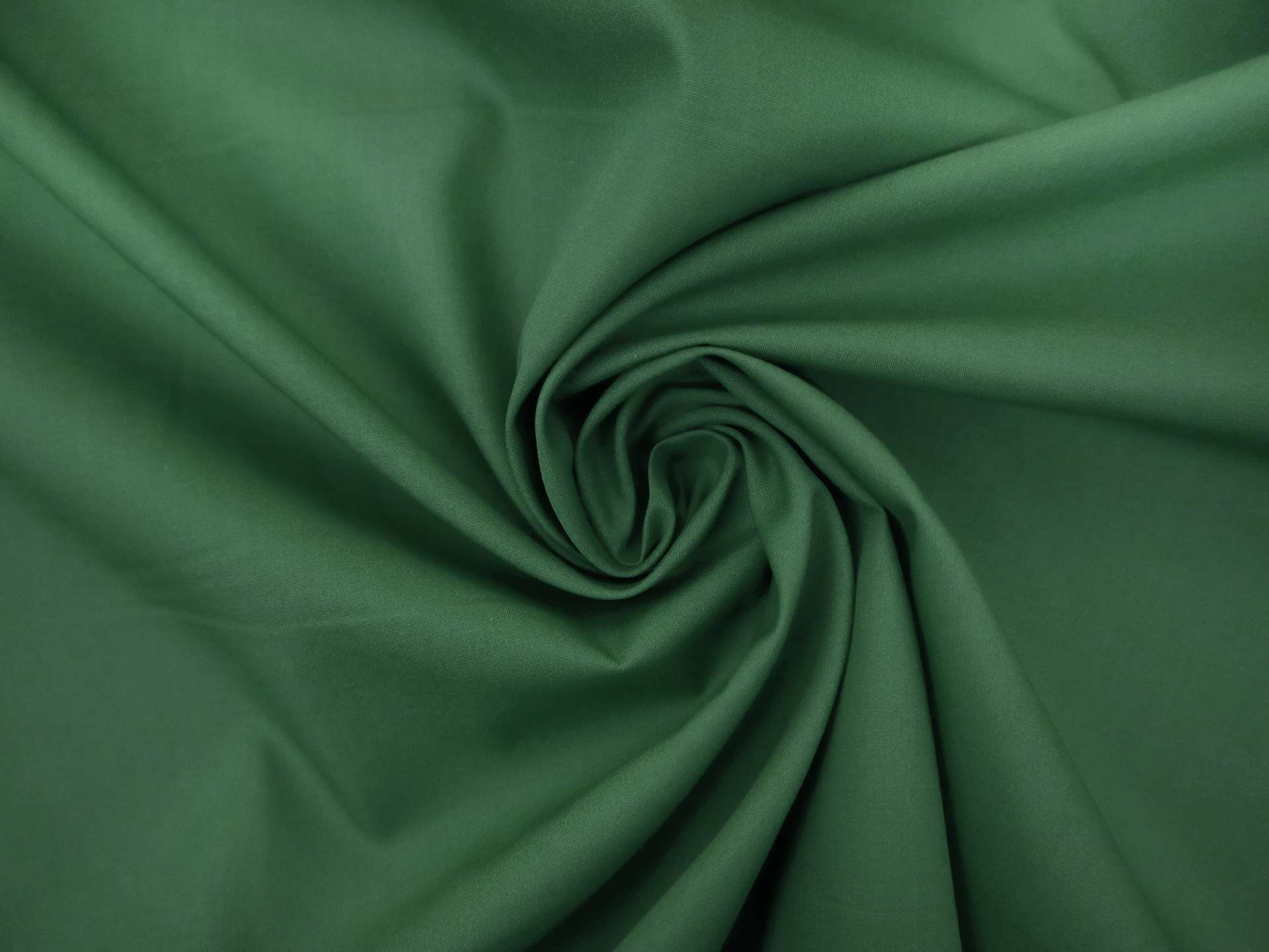 Poly Cotton Broadcloth in Deep Pine