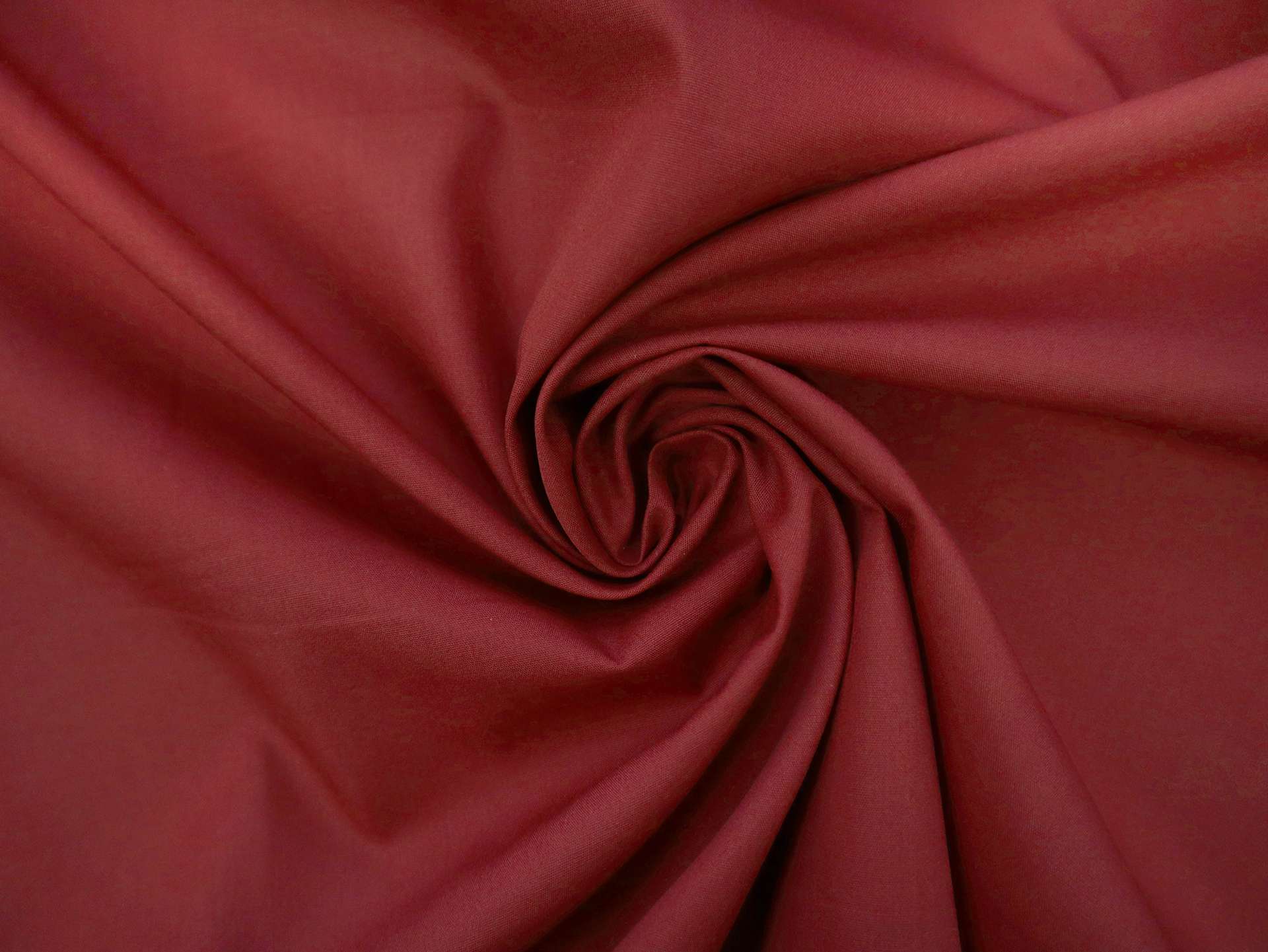 Poly Cotton Broadcloth in Red Baron
