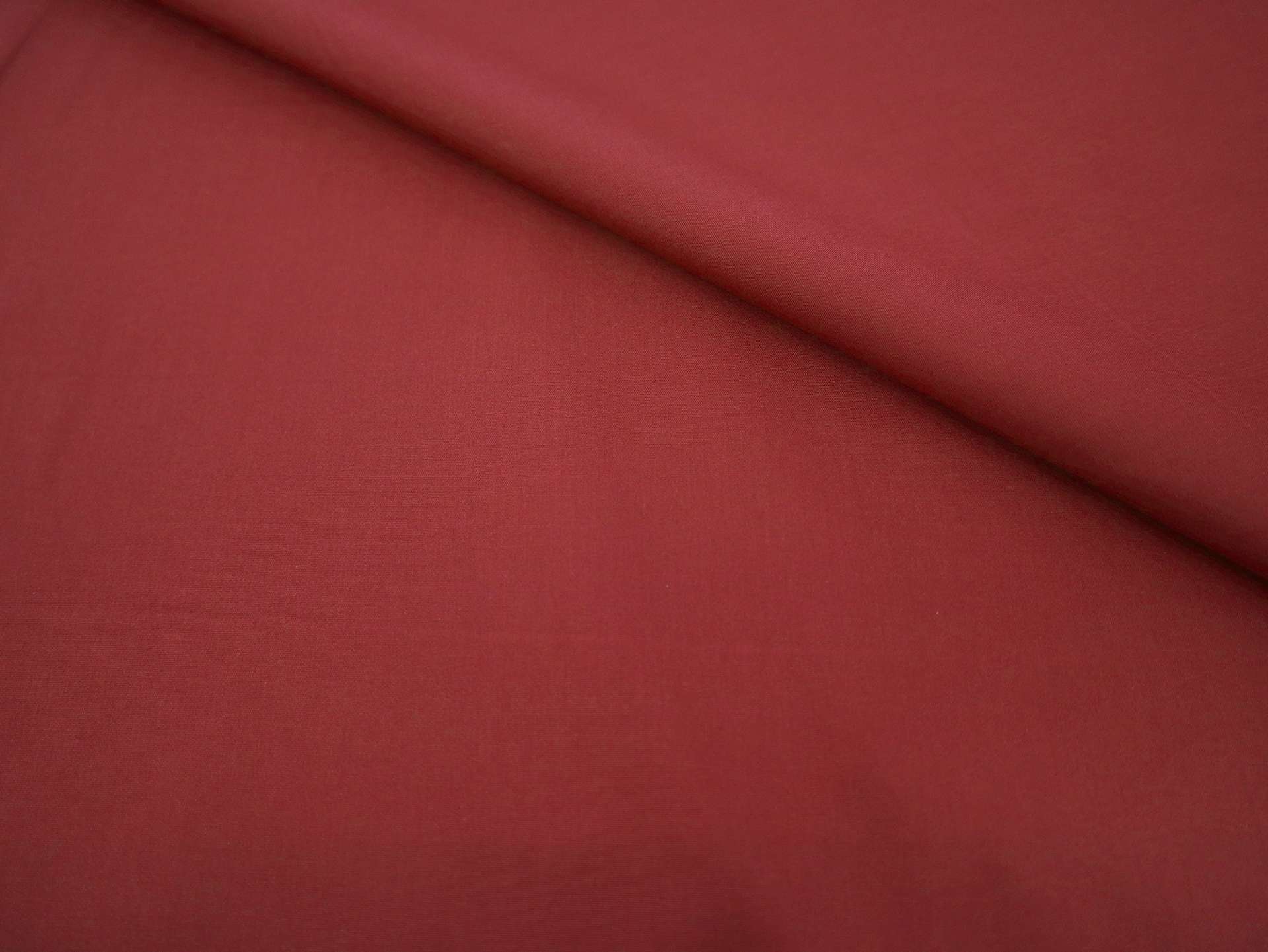 Poly Cotton Broadcloth in Red Baron