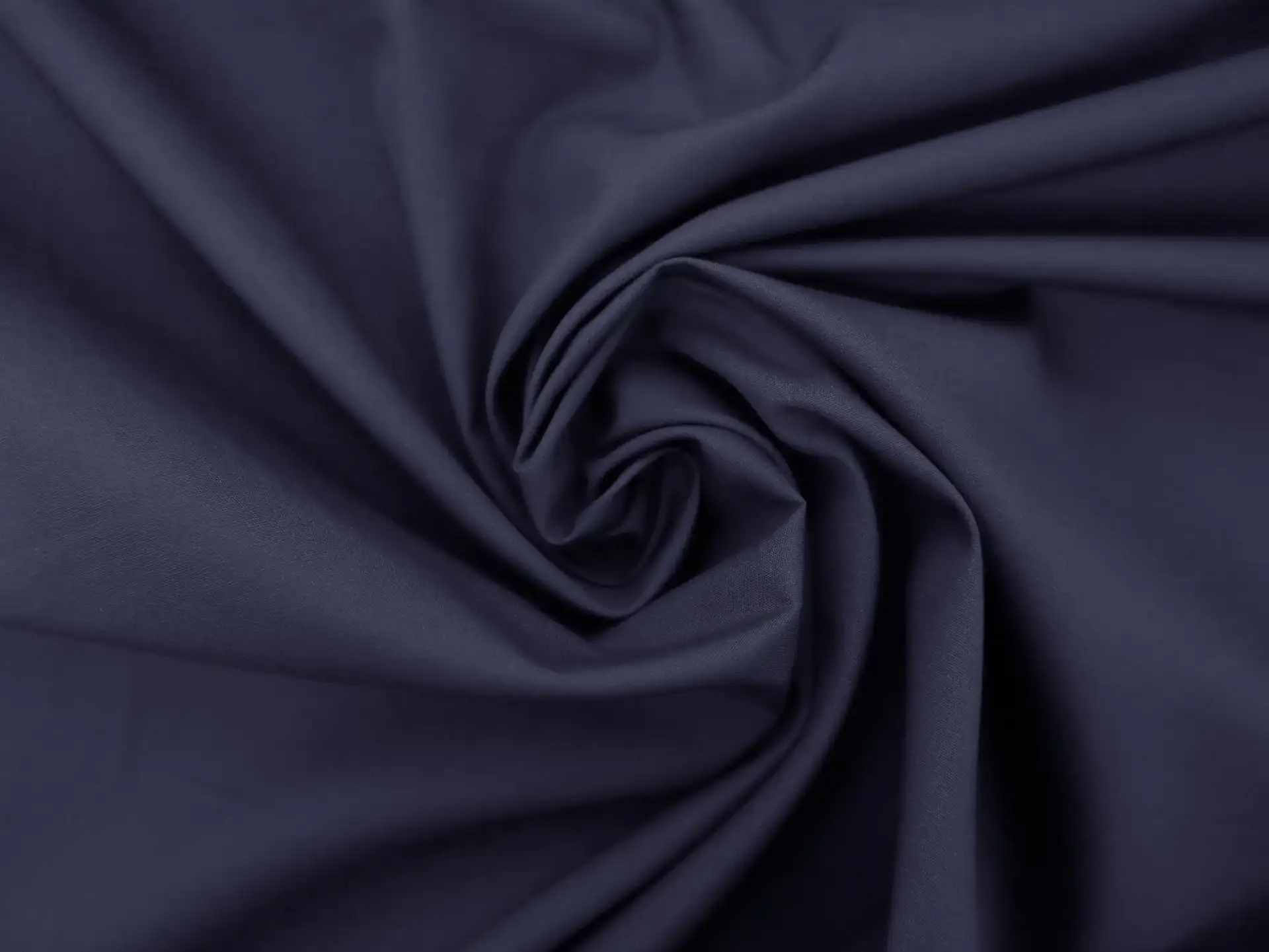 Poly Cotton Broadcloth in Navy