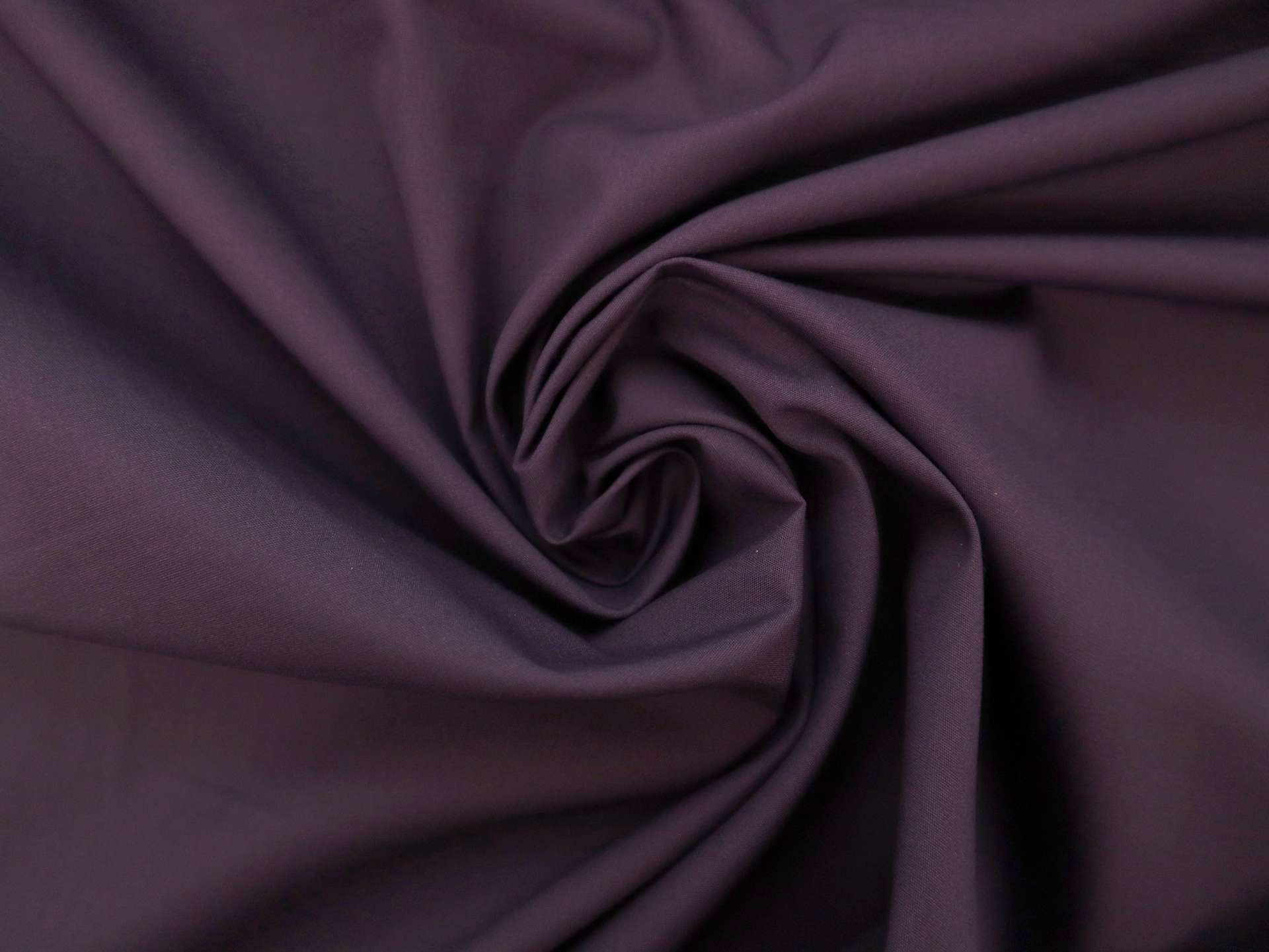 Poly Cotton Broadcloth in Eggplant