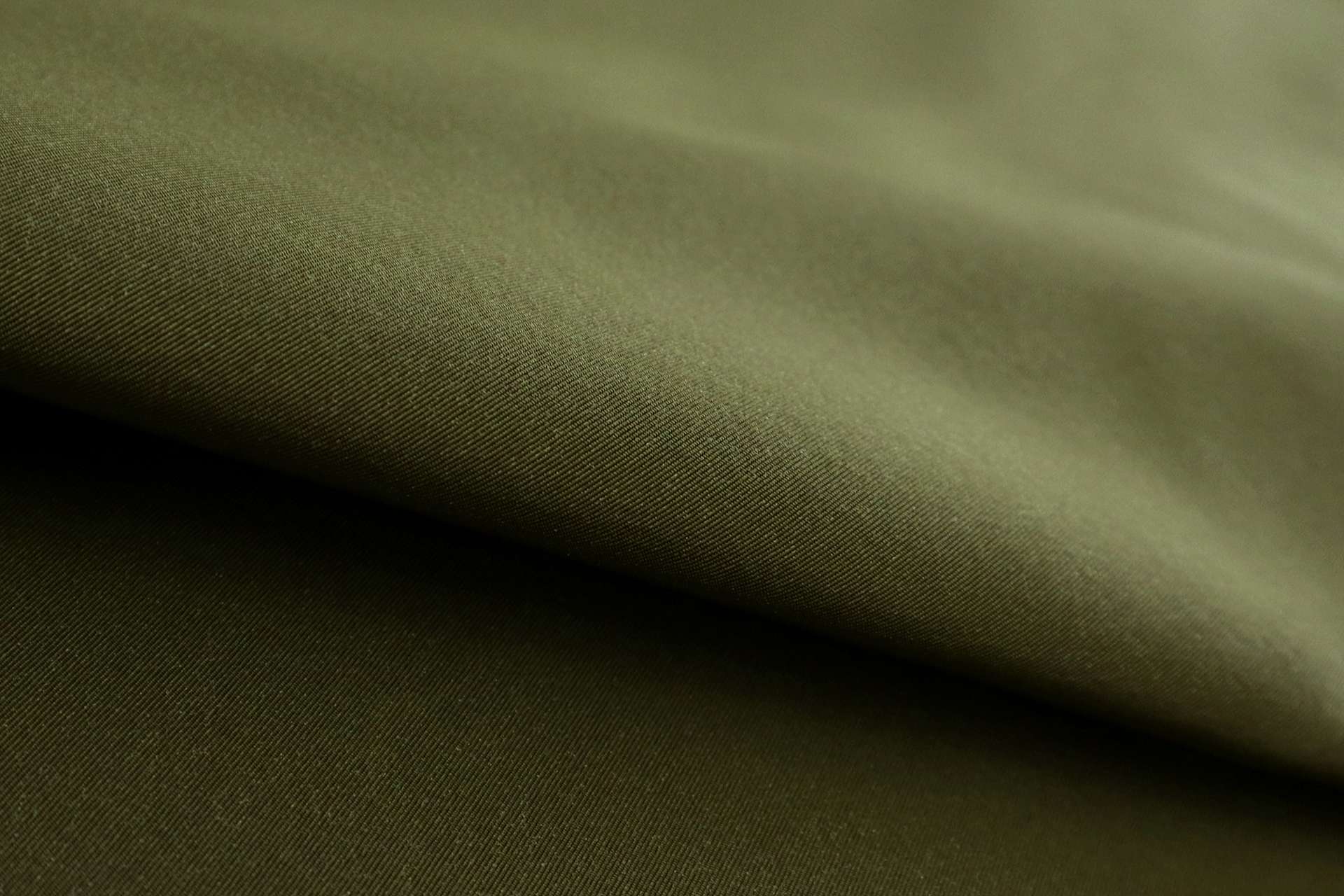 Silk Gros de Londres with a Bounce Finish in Olive
