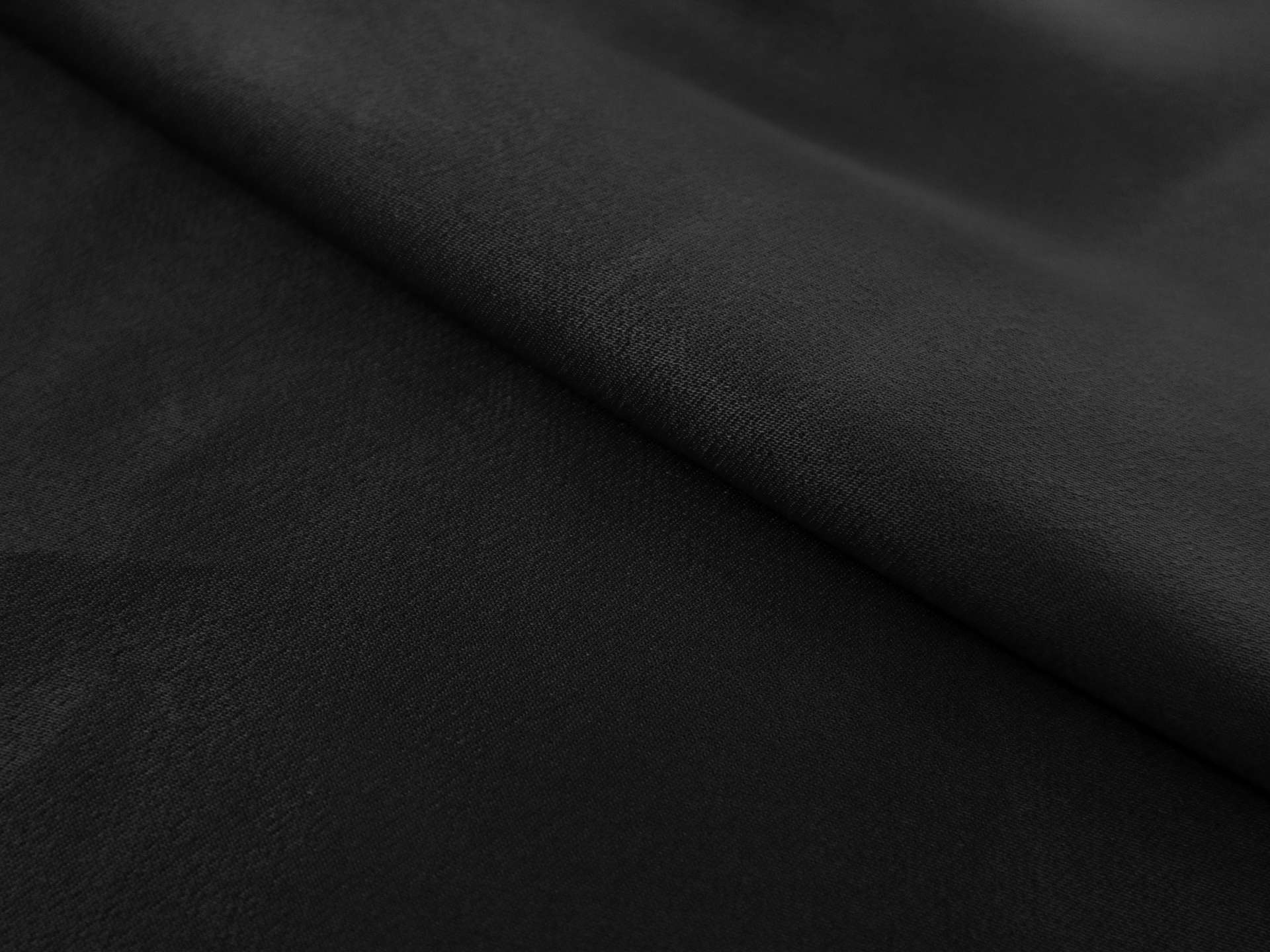 Viscose Charmeuse in Black