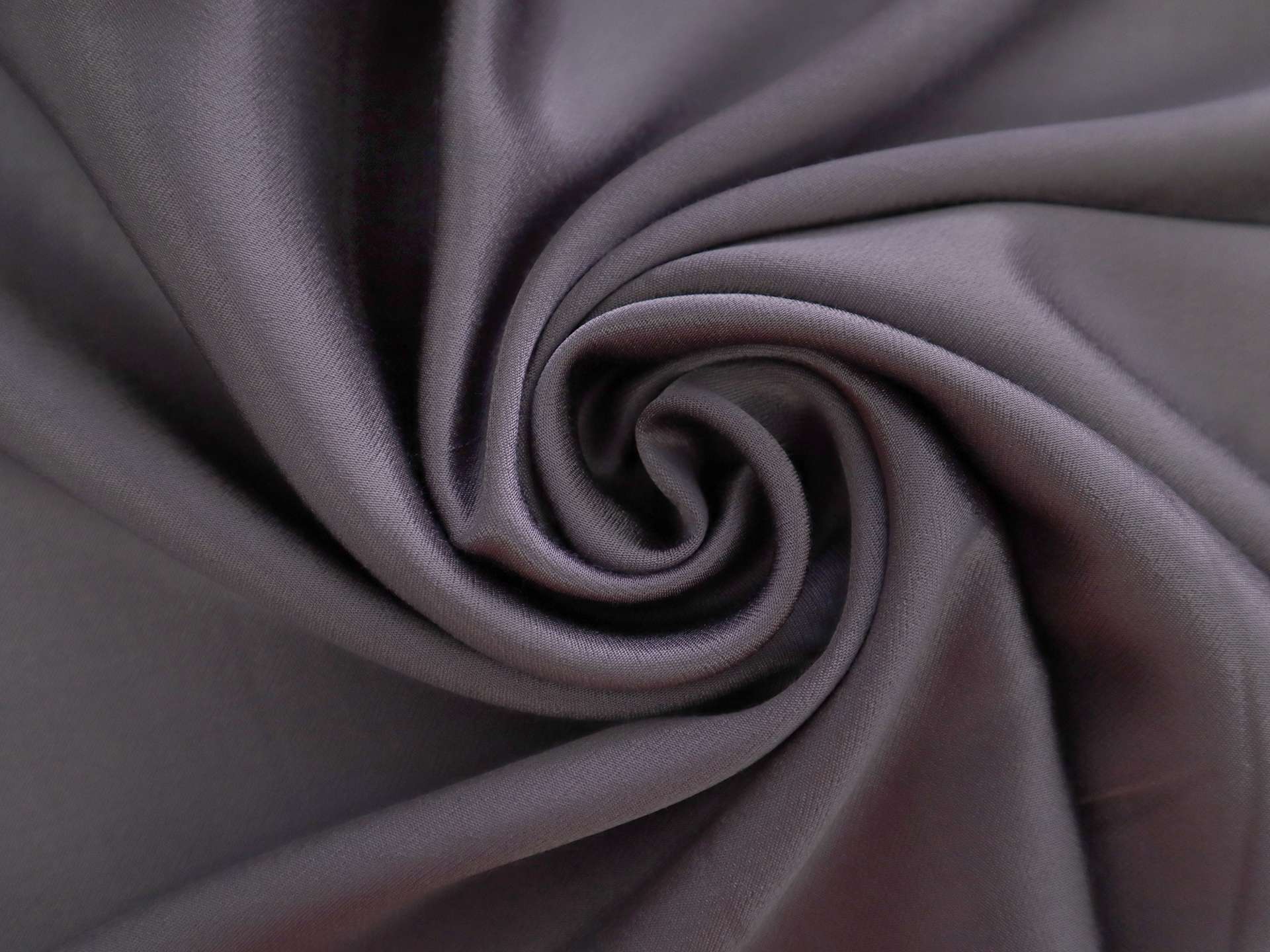 Viscose Charmeuse in Charcoal