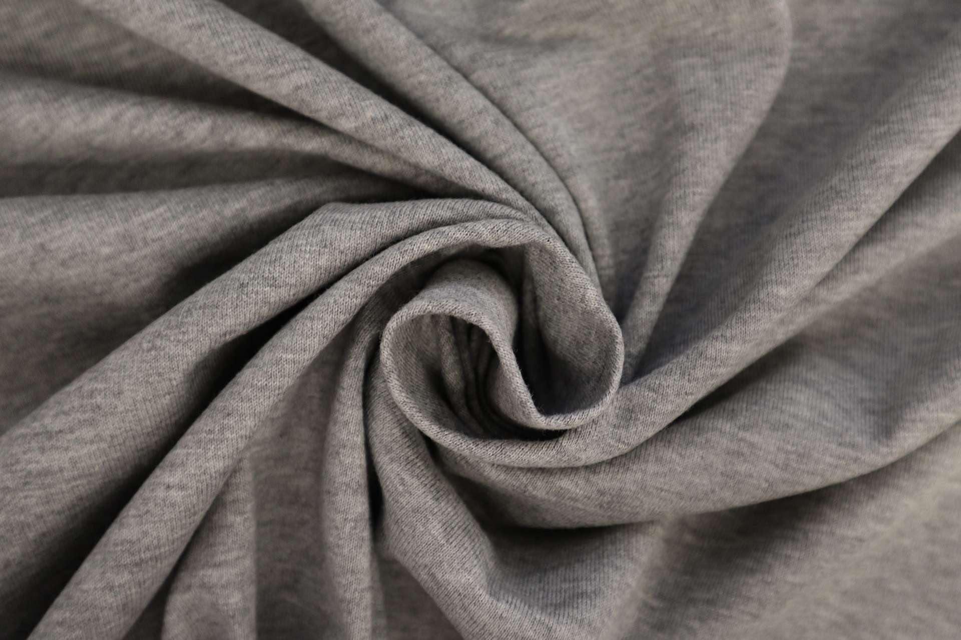 Japanese Cotton Jersey in Heather Grey