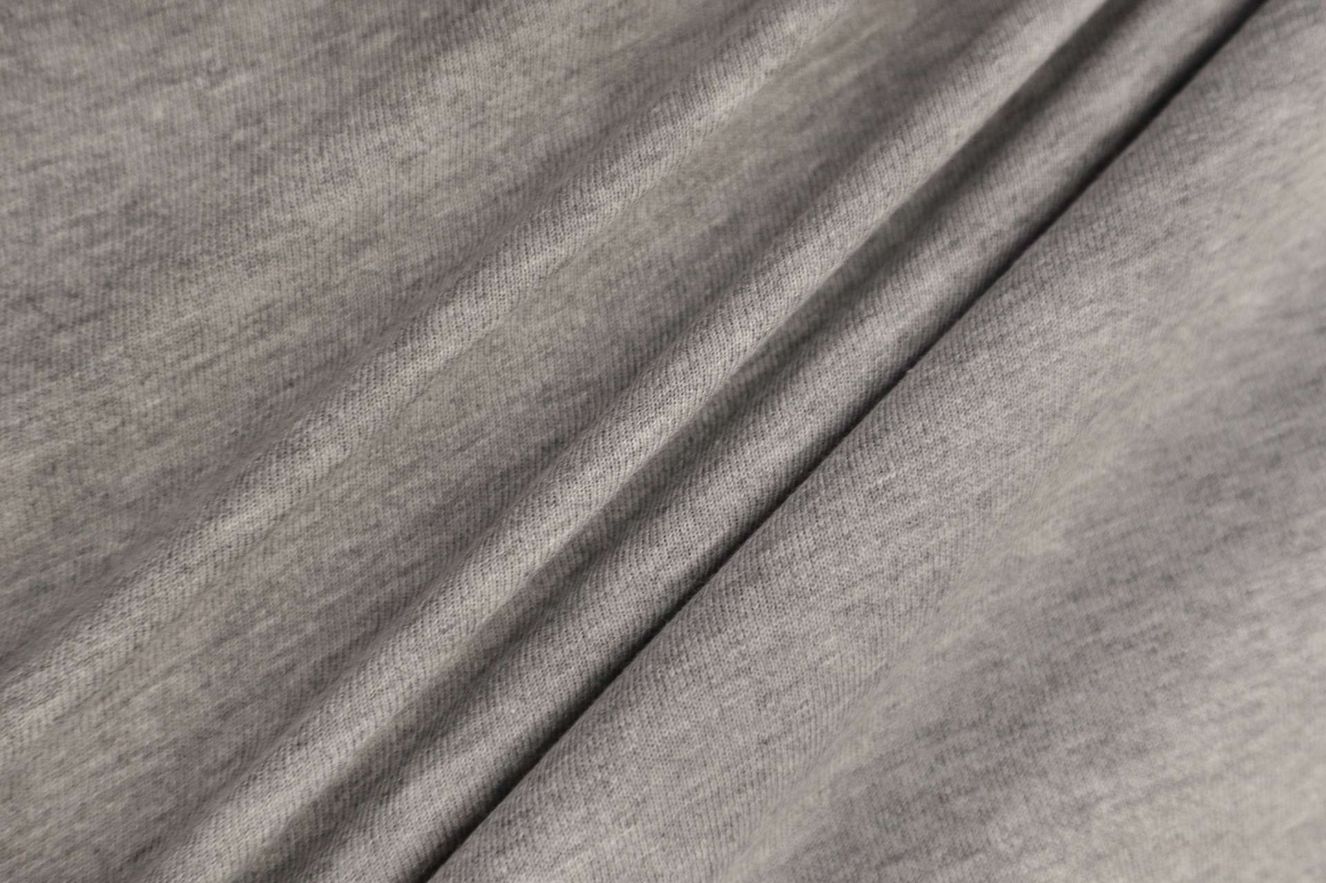 Japanese Cotton Jersey in Heather Grey