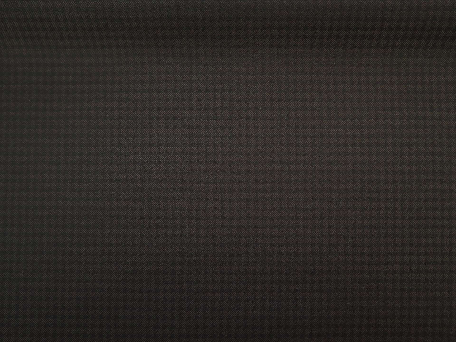 Wool Houndstooth Suiting in Espresso 