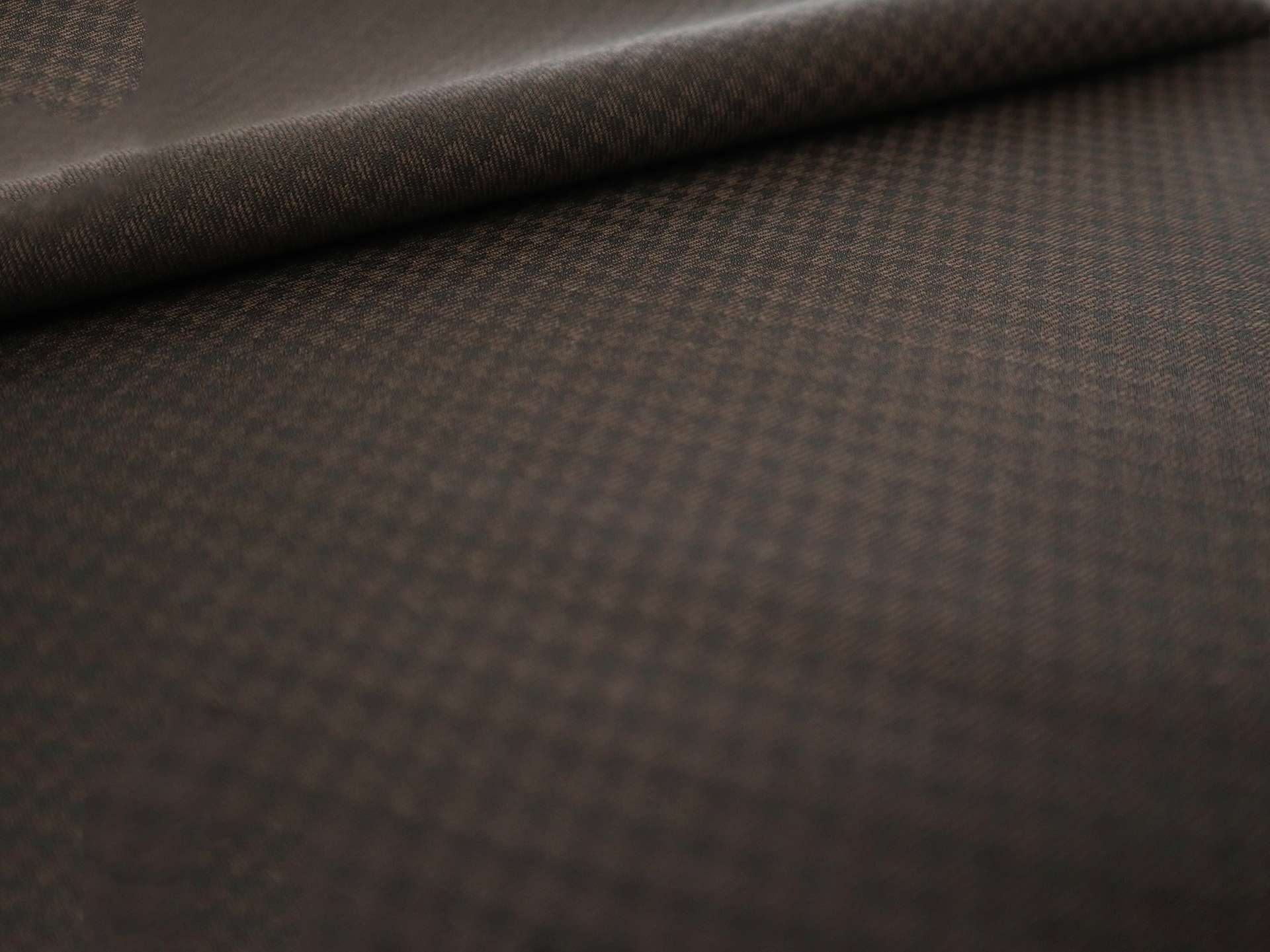 Wool Houndstooth Suiting in Espresso 