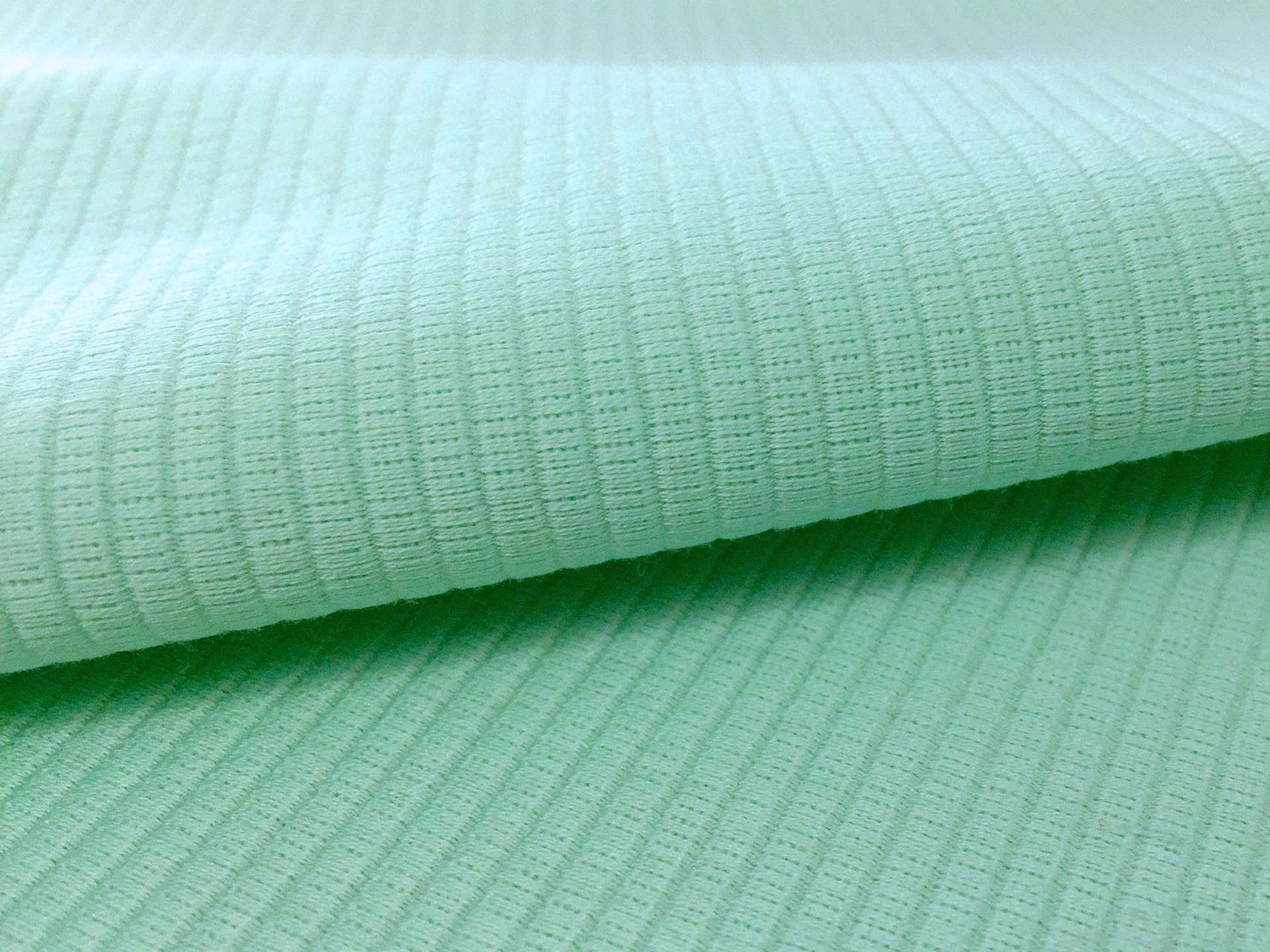 Rayon Ottoman in Mint