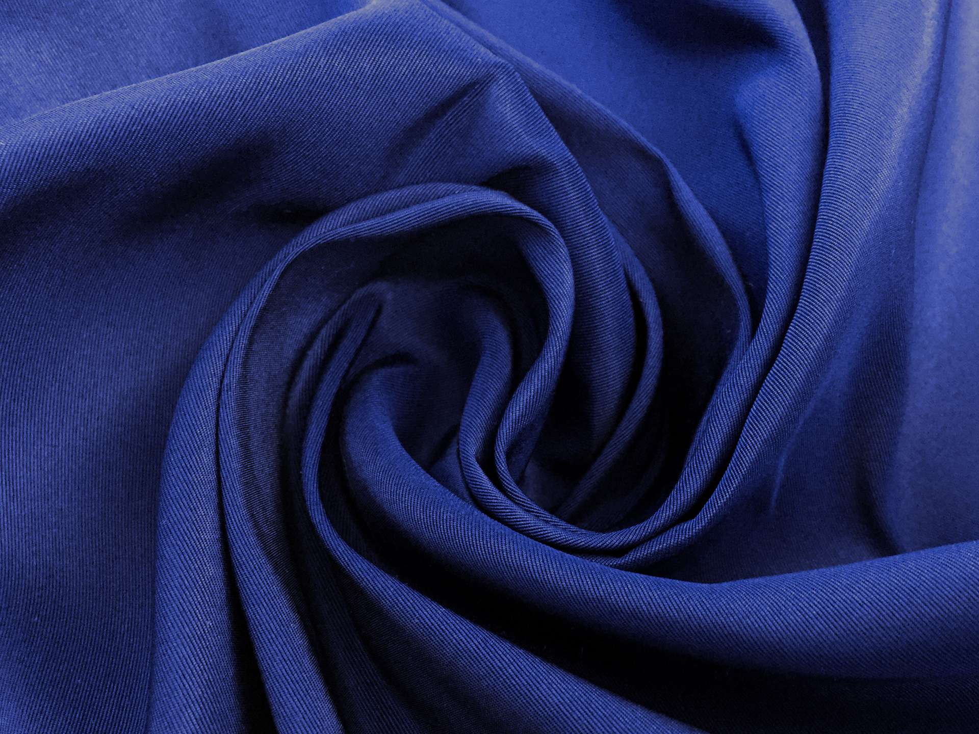 Silk Gros de Londres with a Bounce Finish in Royal Blue