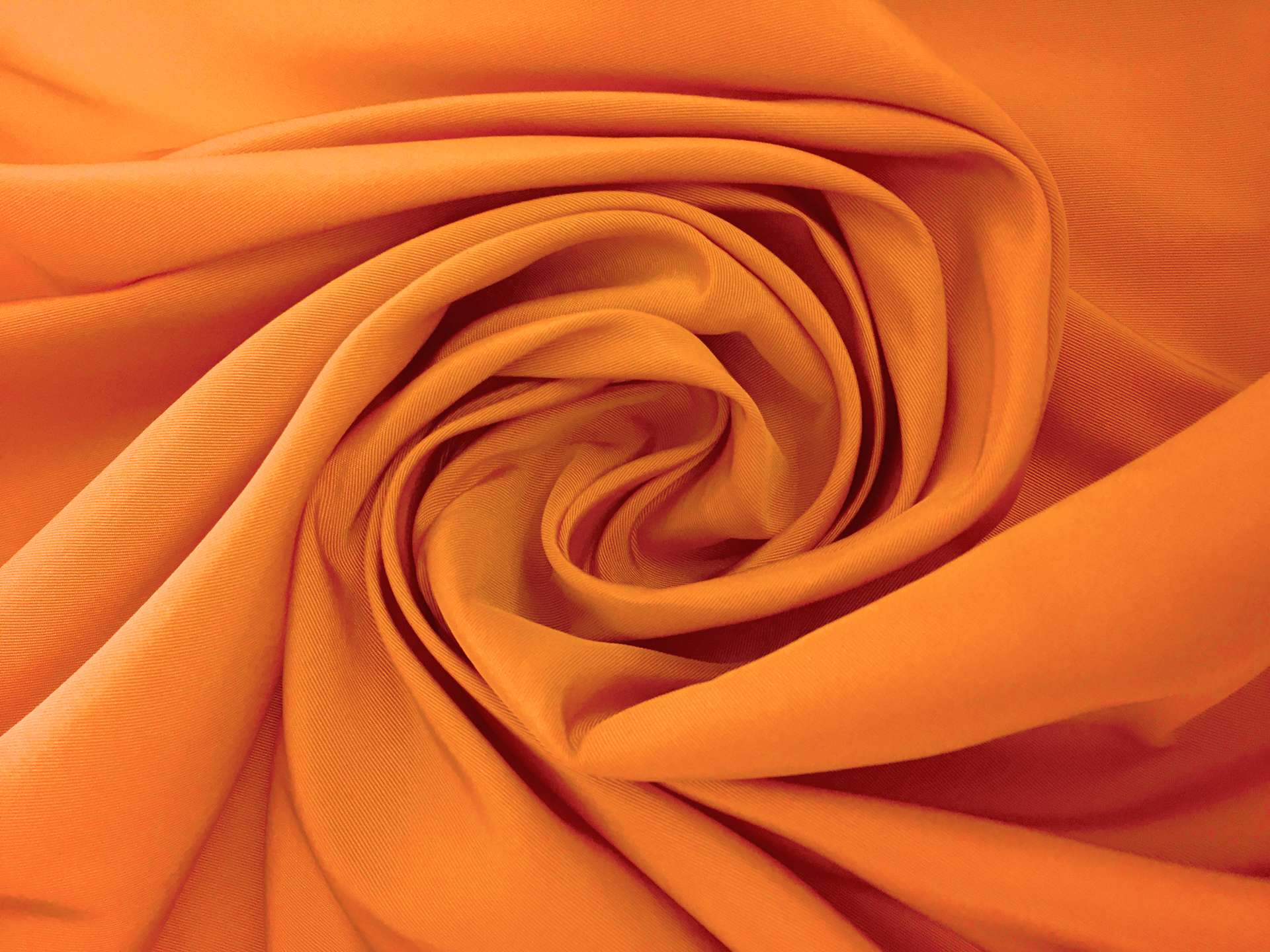 Silk Gros de Londres with a Bounce Finish in Flame