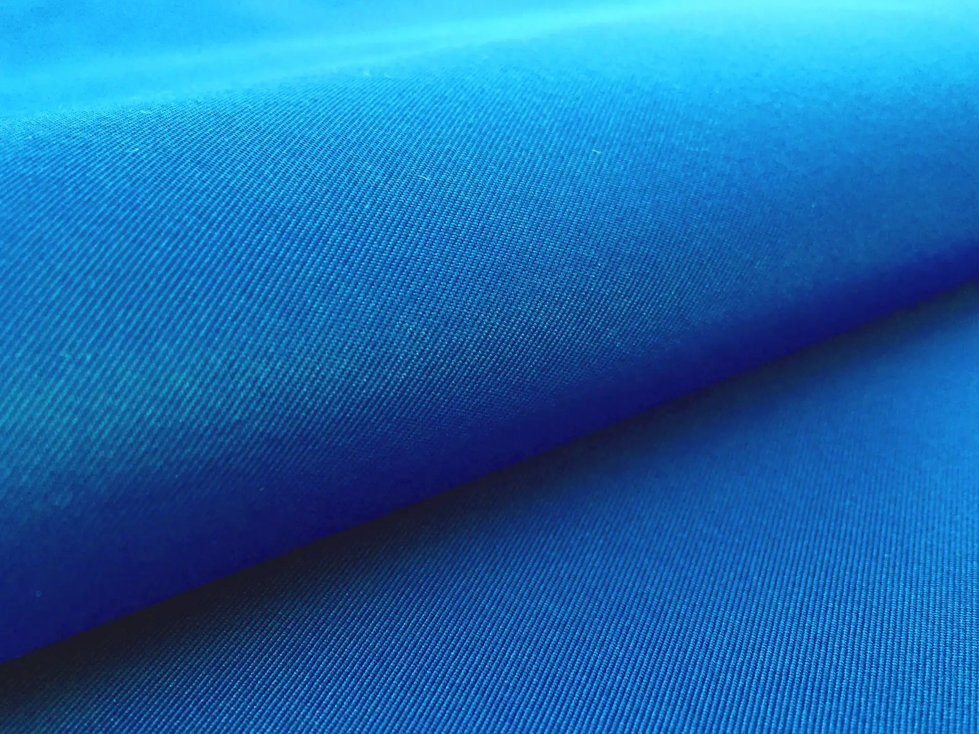 Silk Gros de Londres with a Bounce Finish in Electric Blue